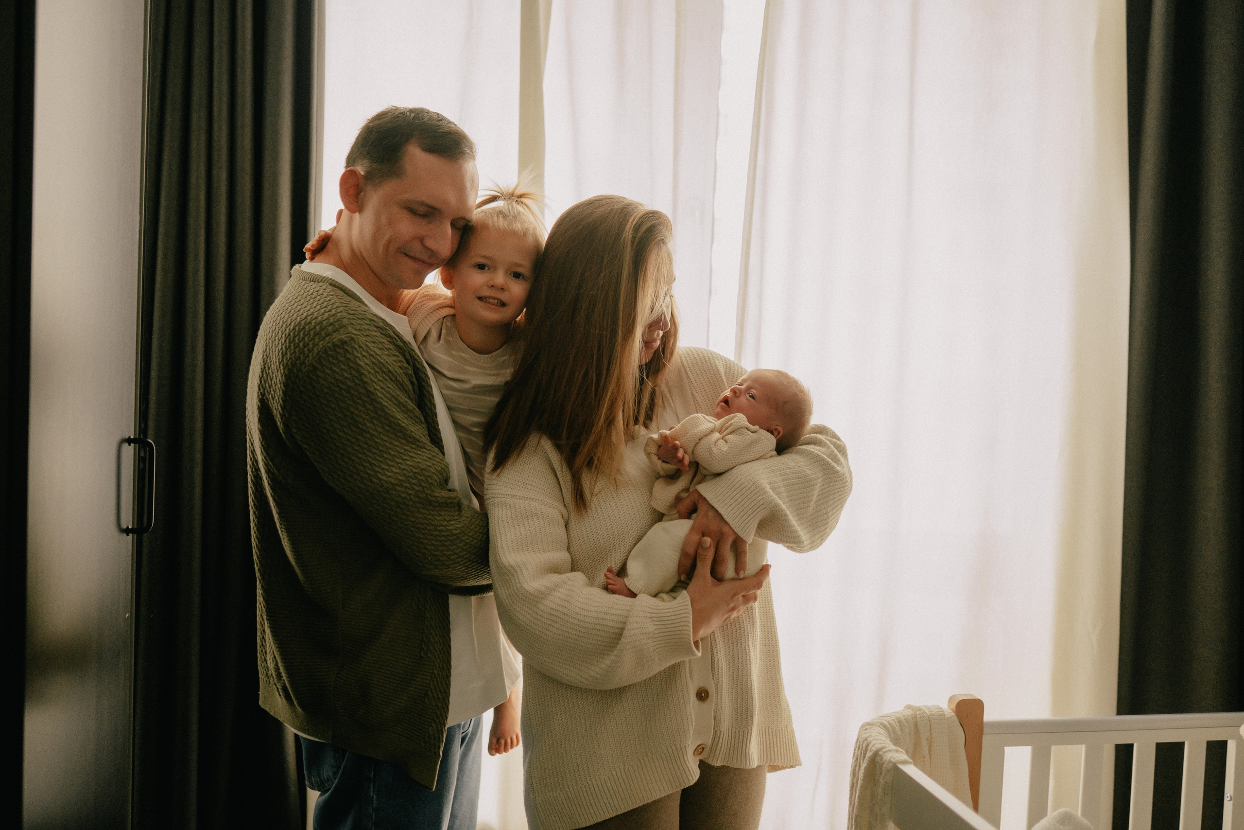 Лена, Игорь, Арина, Агата. Семейный фотограф Москва