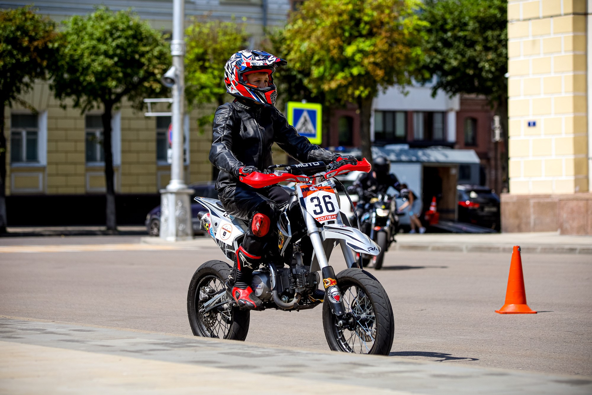 Кубок России по фигурному управлению мотоциклом. Спортивный фотограф Вадим Добедченков