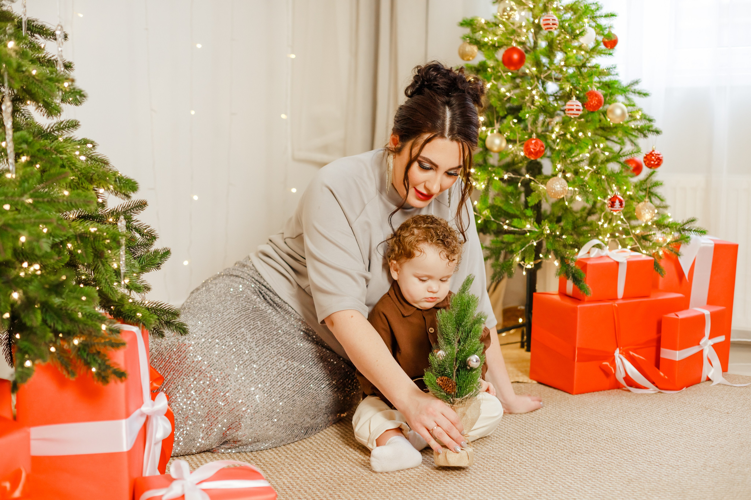 Съемка годика и новогодняя фотосессия. Детский и семейный фотограф в Краснодаре Альбина Морозова