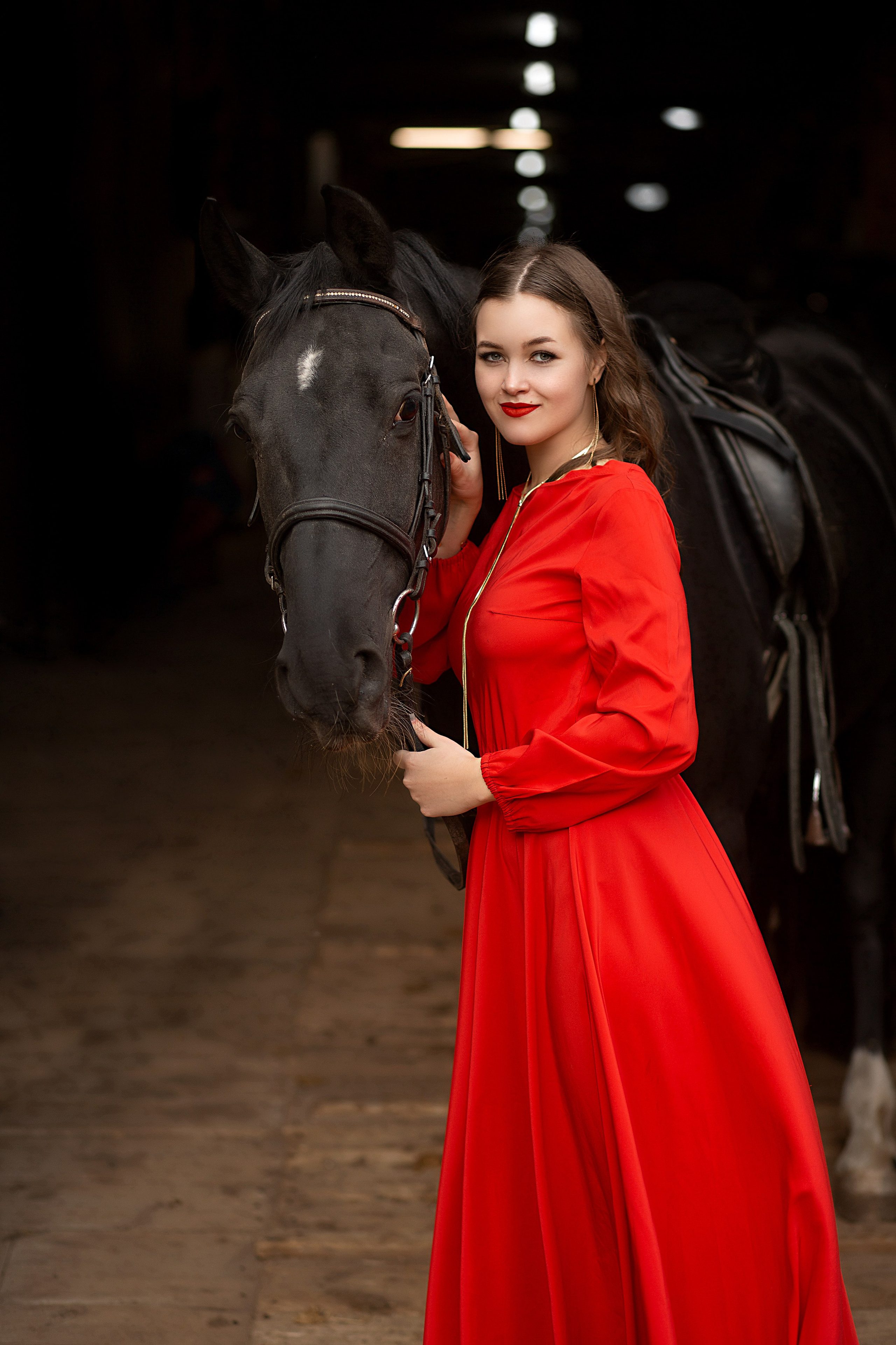 Наталия и Барс. Фотосессия с лошадьми в Нижнем Новгороде