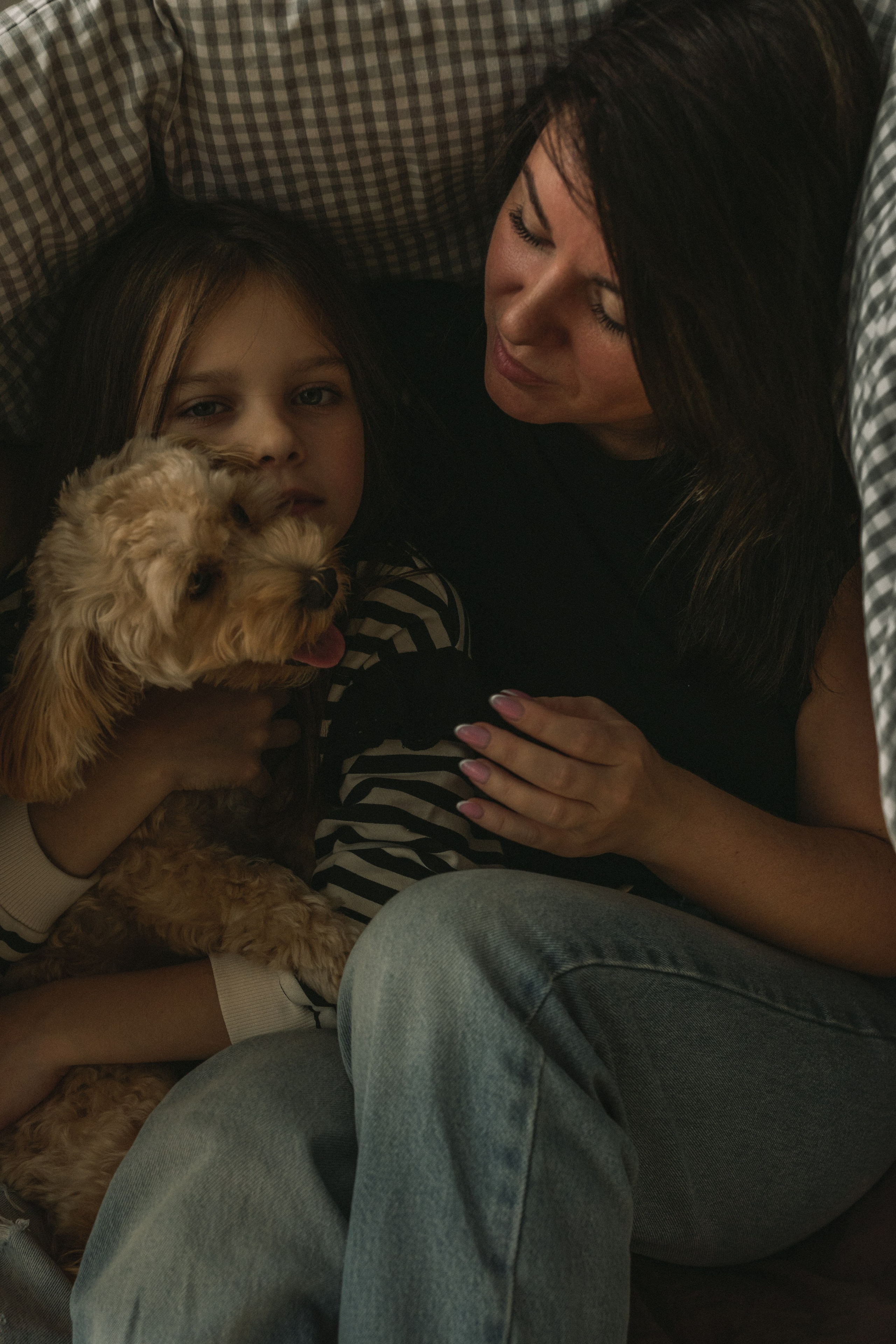 Осень в «Весне». Семейная фотосъемка для Ани, Дани и Маши. Портретный и семейный фотограф в Санкт-Петербурге Чугунова Анастасия