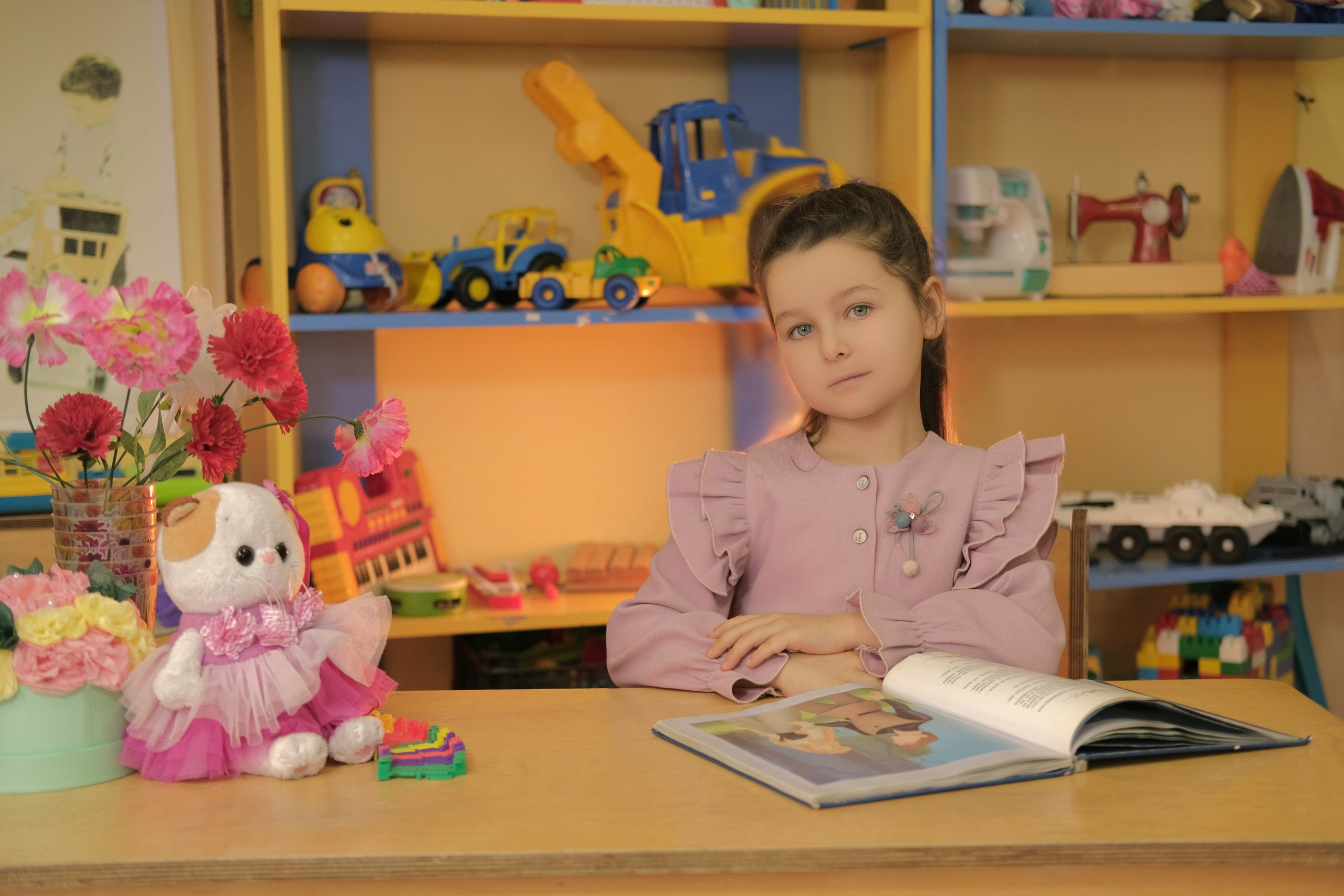 Детский сад портреты 2025. Лиза Рязанцева