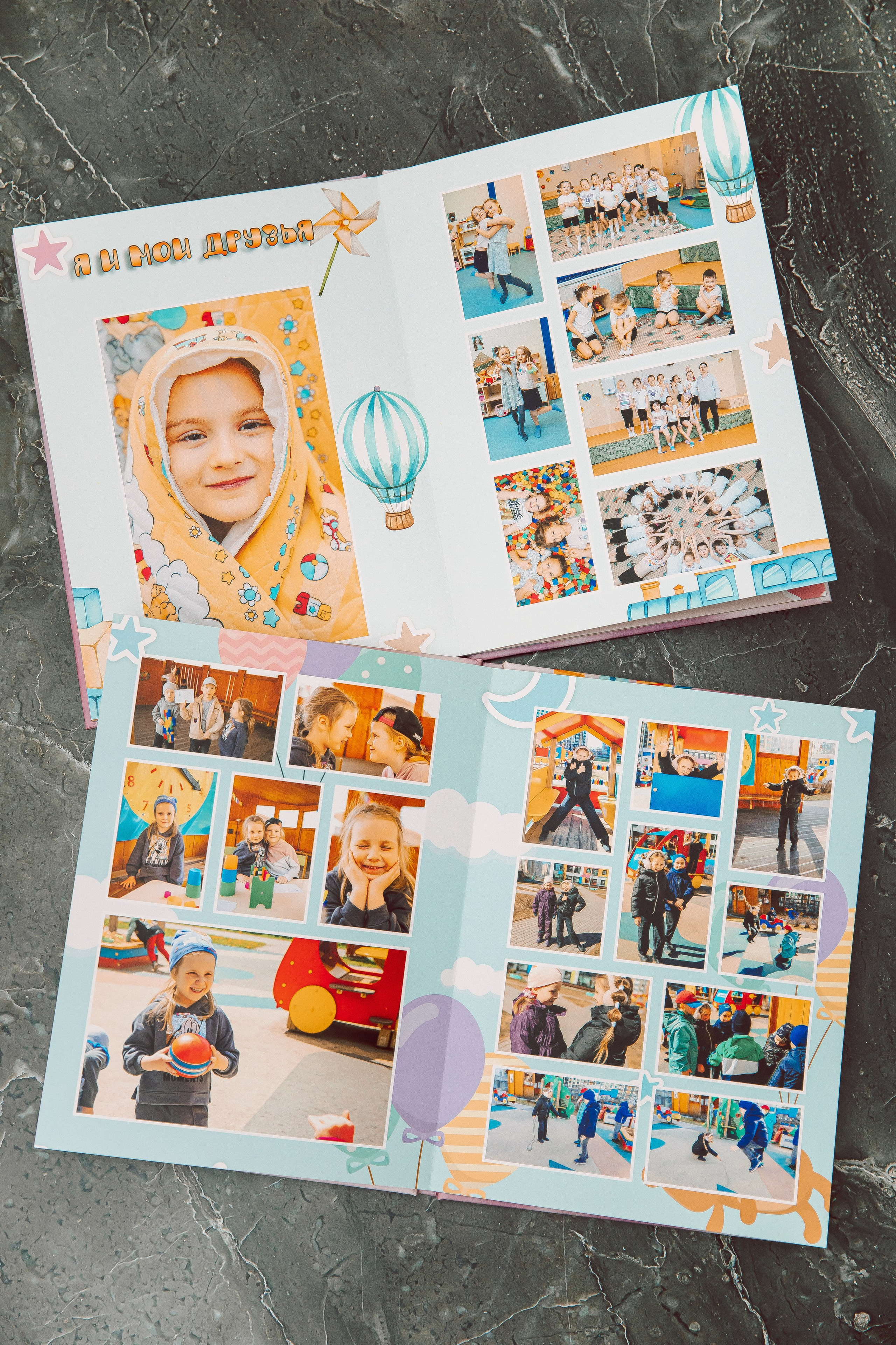 Выпускные альбомы_детский сад. Семейный и детский фотограф в Москве Тихонова Ксения