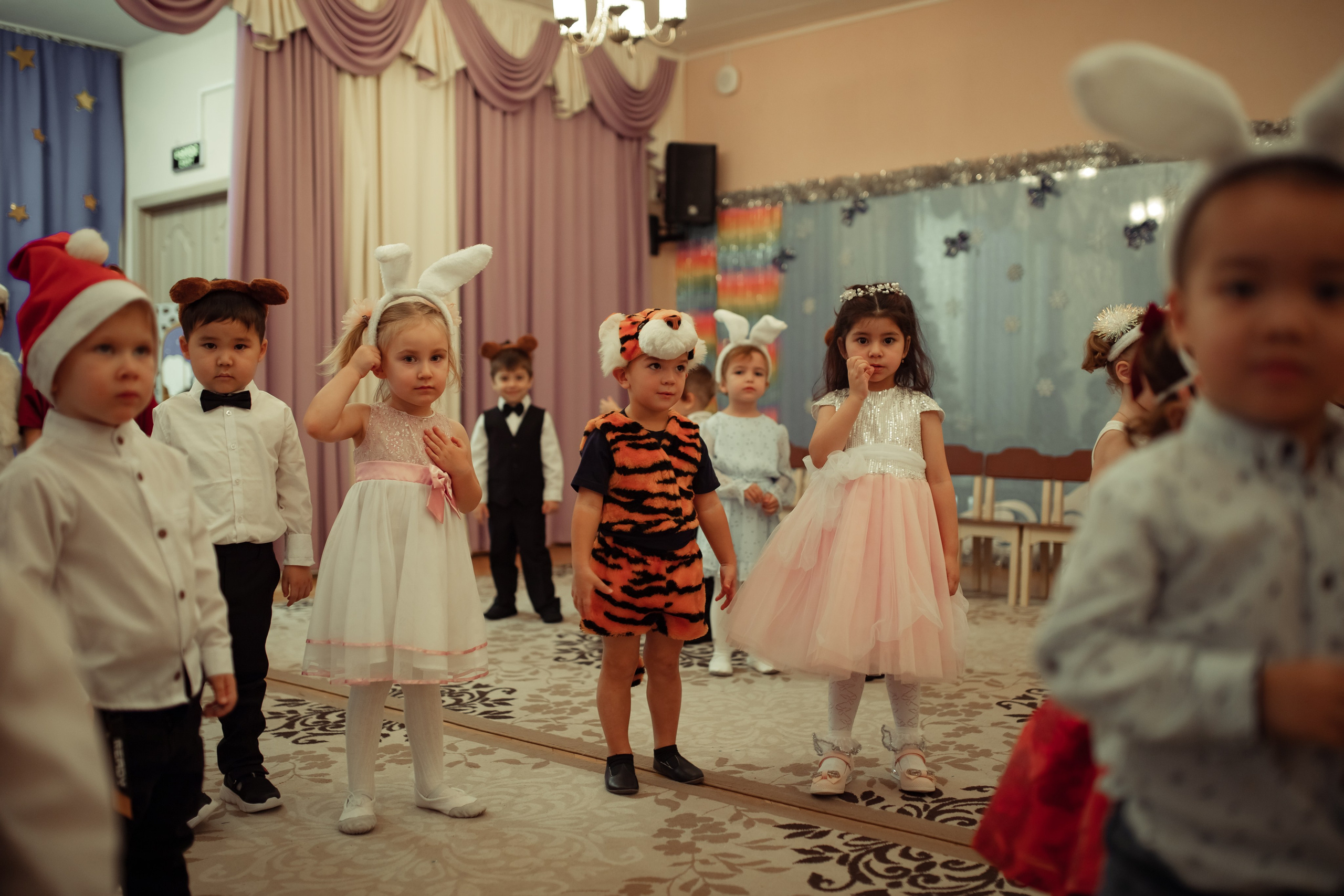 Новогодний утренник в детском саду. Семейный и детский фотограф в Москве Дорогова Екатерина