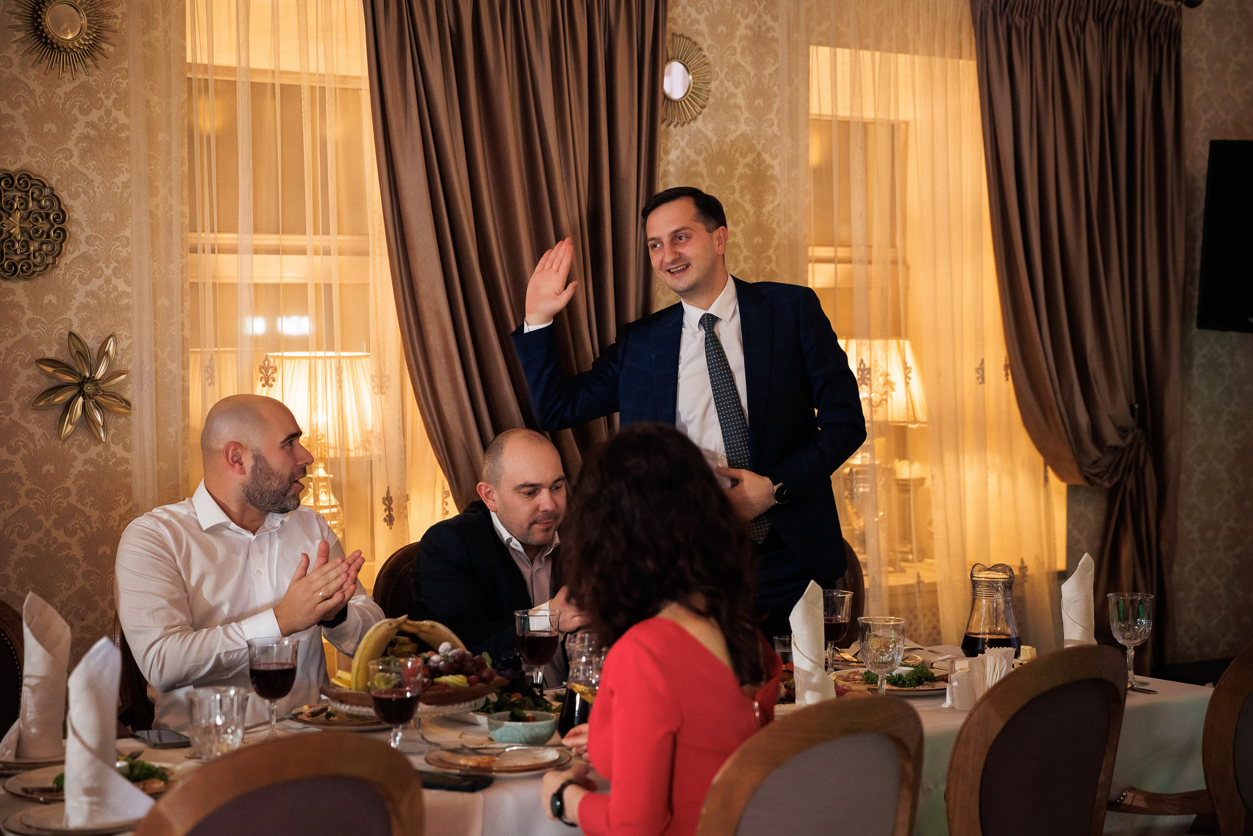 Юбилей Сергей 50. Ресторан Оджахури. Репортажный Фотограф Александр Назаров. Москва и М.О