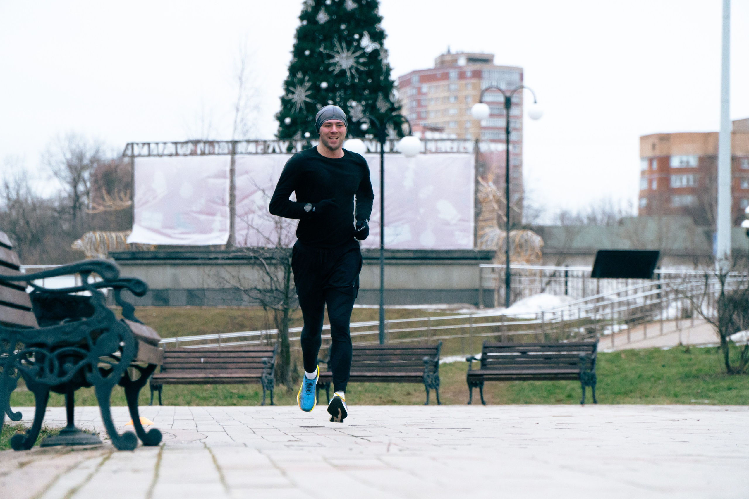 5 вёрст Наташинский 18 января 2025. Роман Капилюшов. Бег. Фото. Видео. г. Люберцы