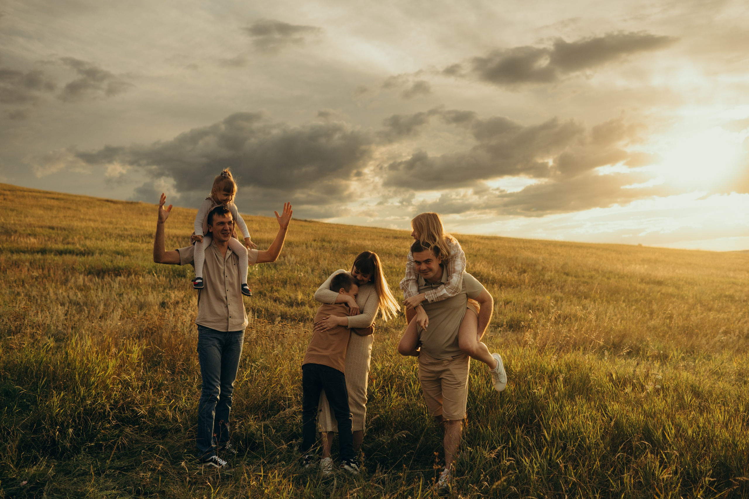 Даша Даня Ксюша Илья Саша и Ева. Свадебный и семейный фотограф в Самаре Головань Наталья