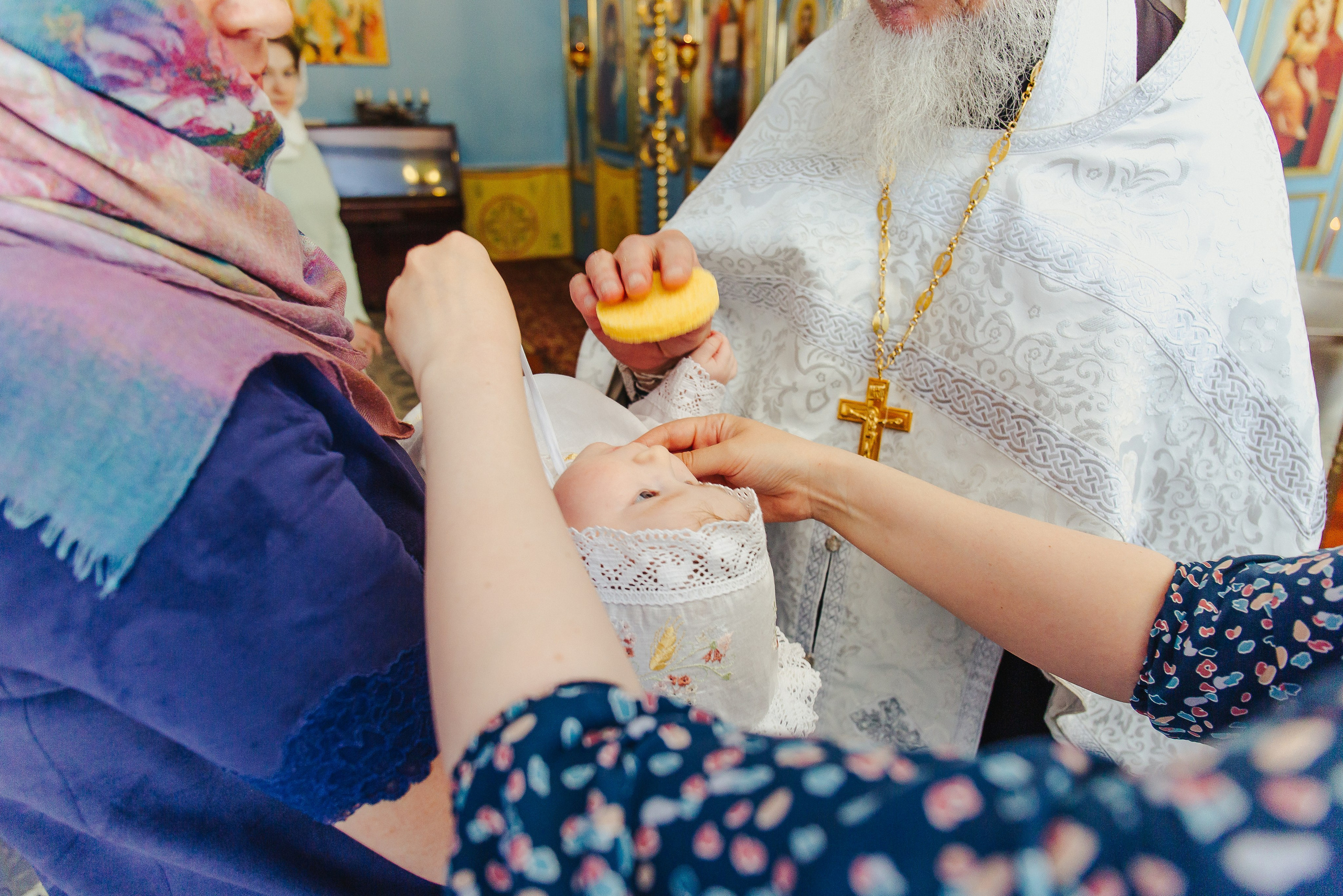 Фотосессия крещения малыша. Фотограф новорожденных и детский в Сергиевом Посаде Кругликова Юлия