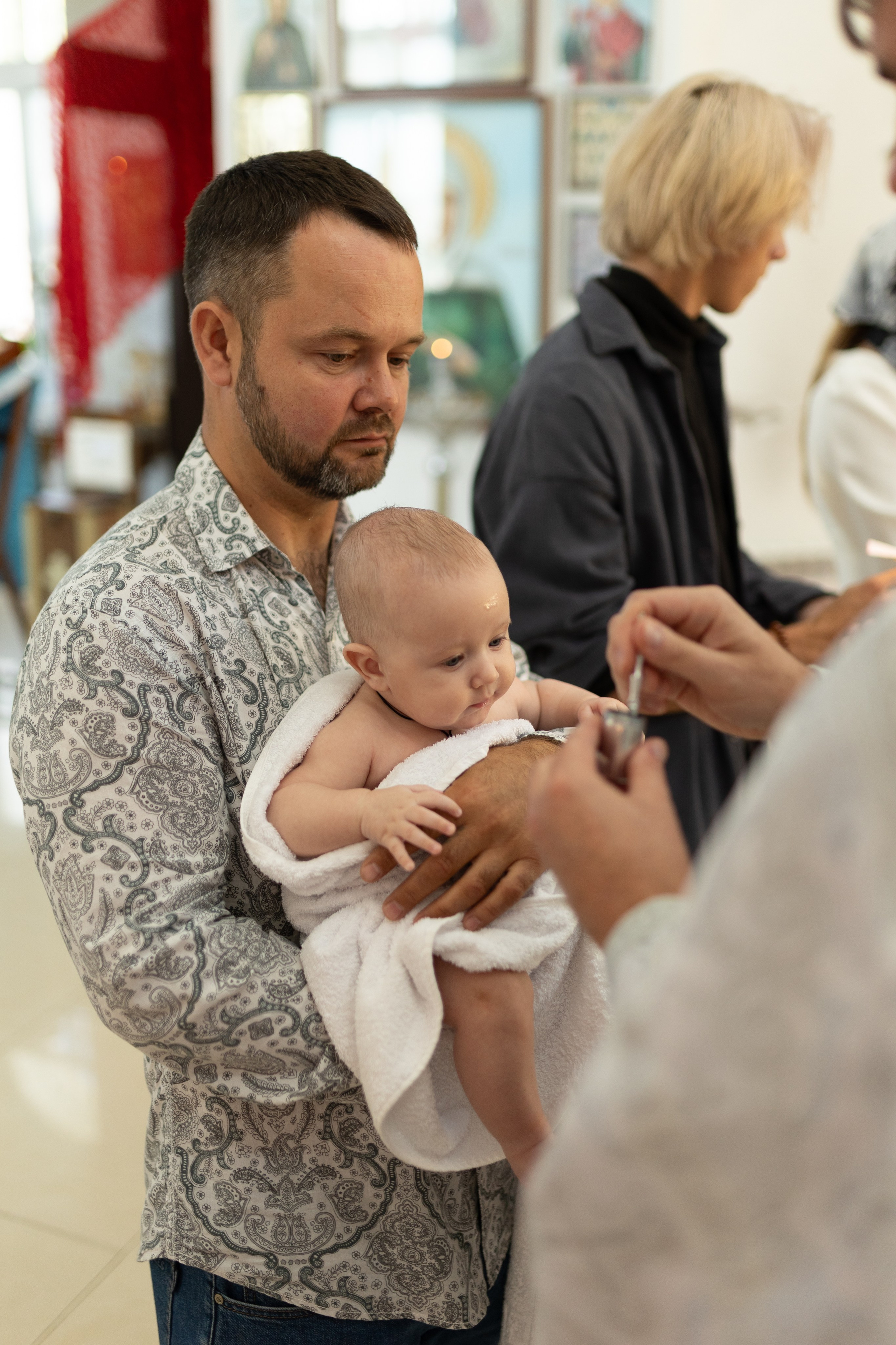Крещение Артёма (все фото с таинсвта крещения). Фотограф новорожденных. Детский и семейный фотограф Марьяна Юдина