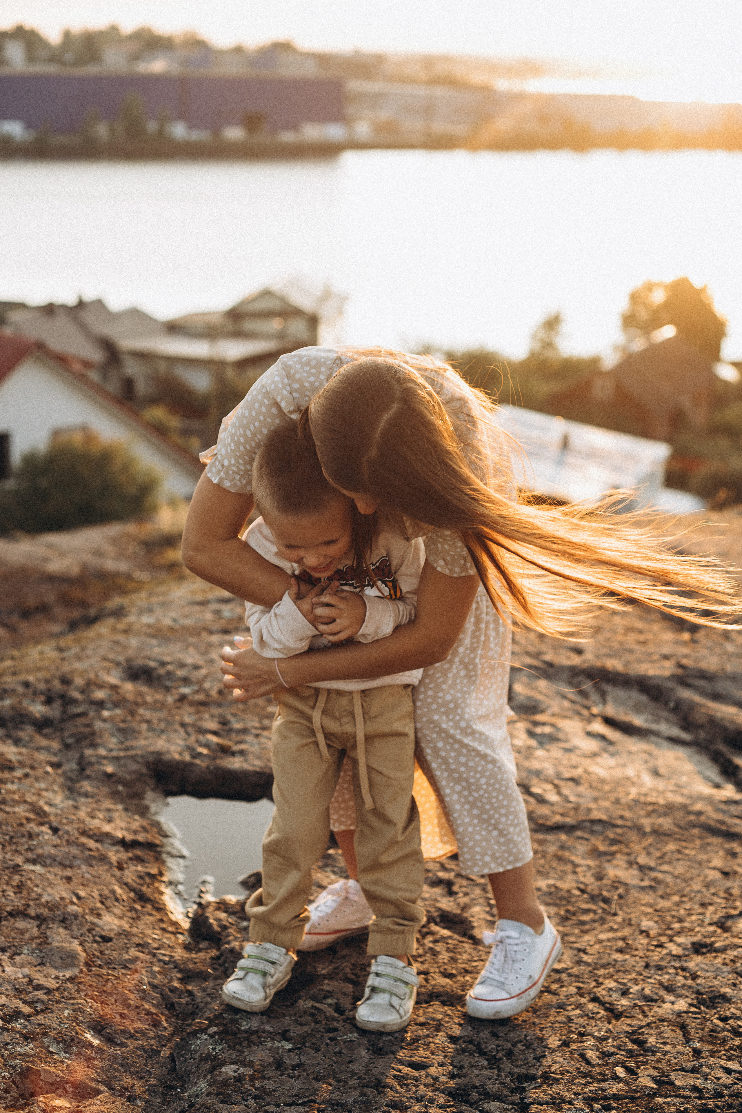 Люба и Антон с малышами. Снимаю истории про вас. Фотограф Наталья Кац