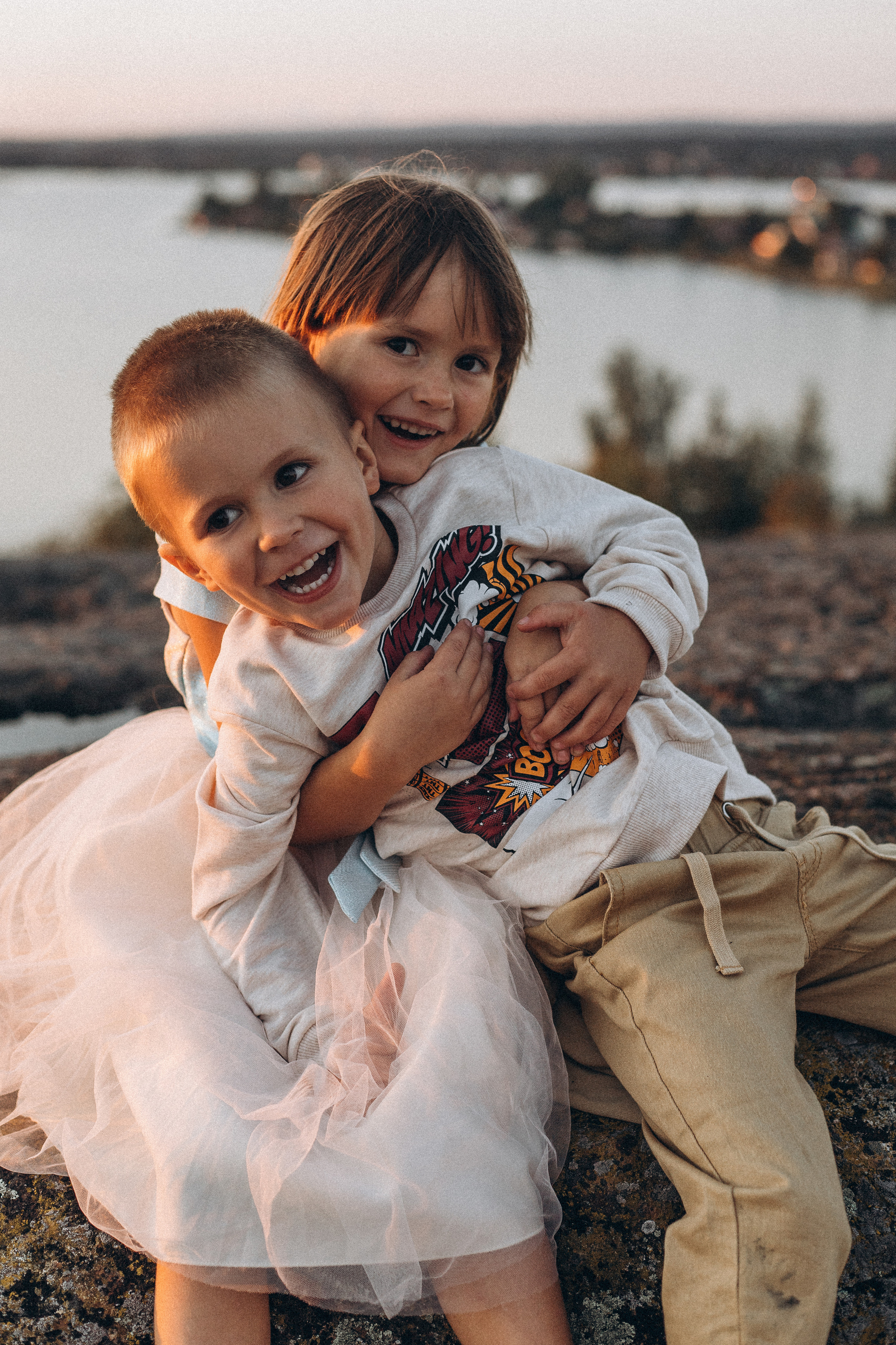 Люба и Антон с малышами. Снимаю истории про вас. Фотограф Наталья Кац