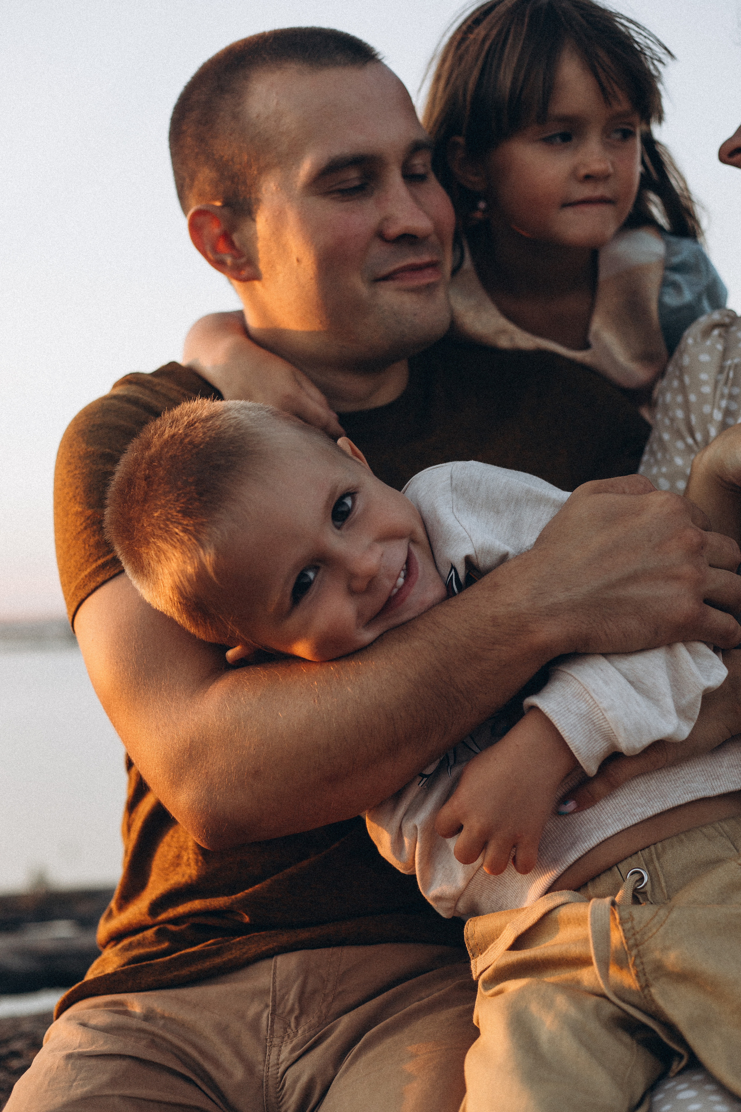 Люба и Антон с малышами. Снимаю истории про вас. Фотограф Наталья Кац