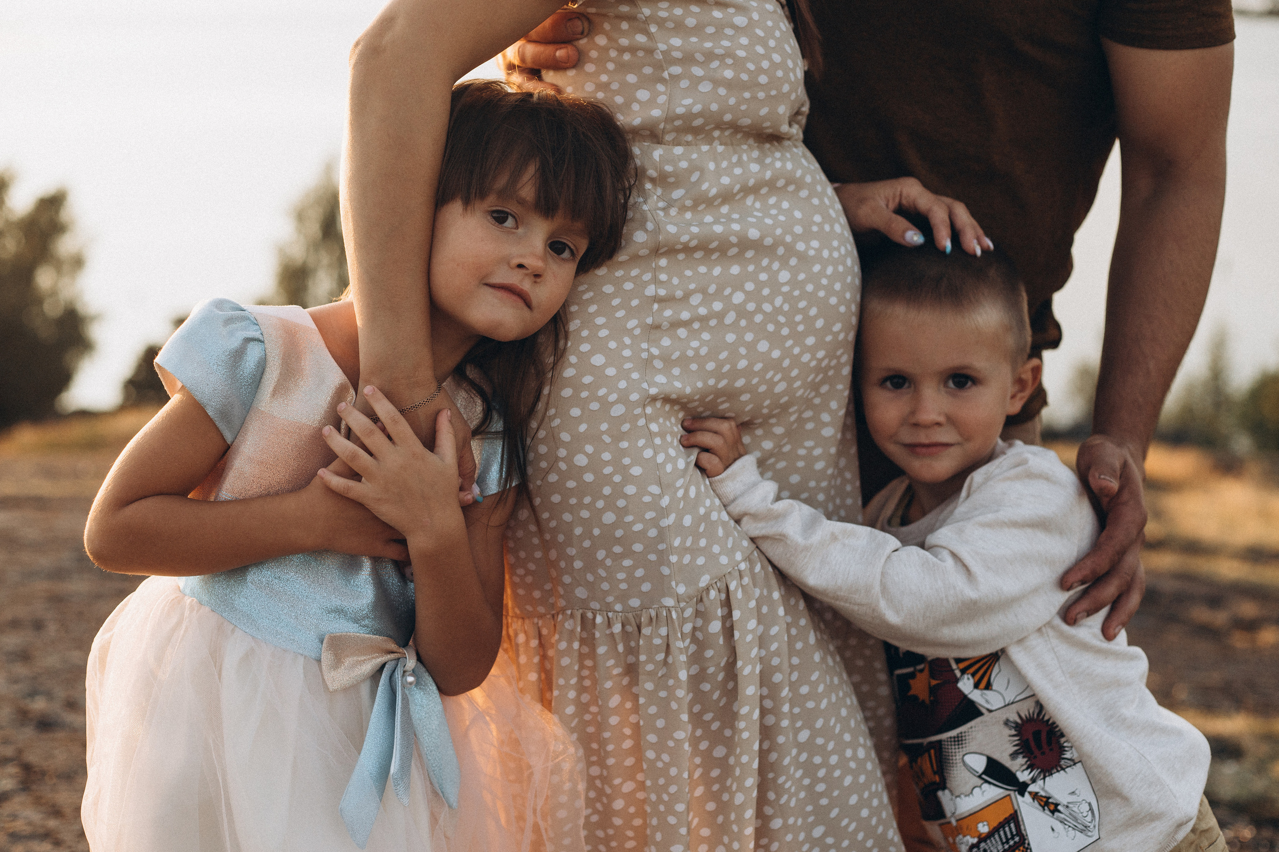 Люба и Антон с малышами. Снимаю истории про вас. Фотограф Наталья Кац