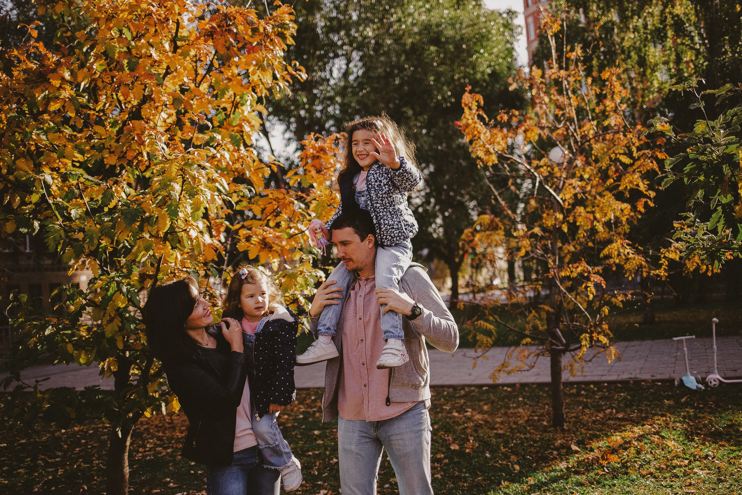 Зарина, Олег и дочки. Семейный фотограф в Самаре