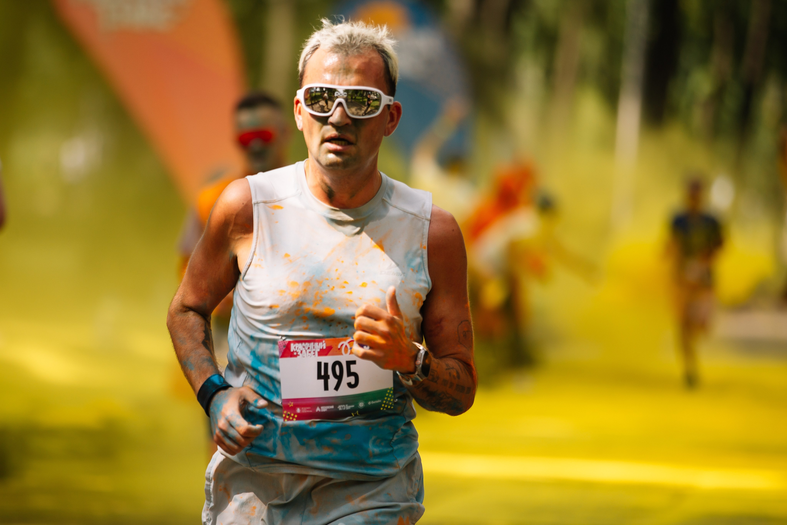 Красочный забег. Свадебный Семейный Репортажный фотограф в Москве