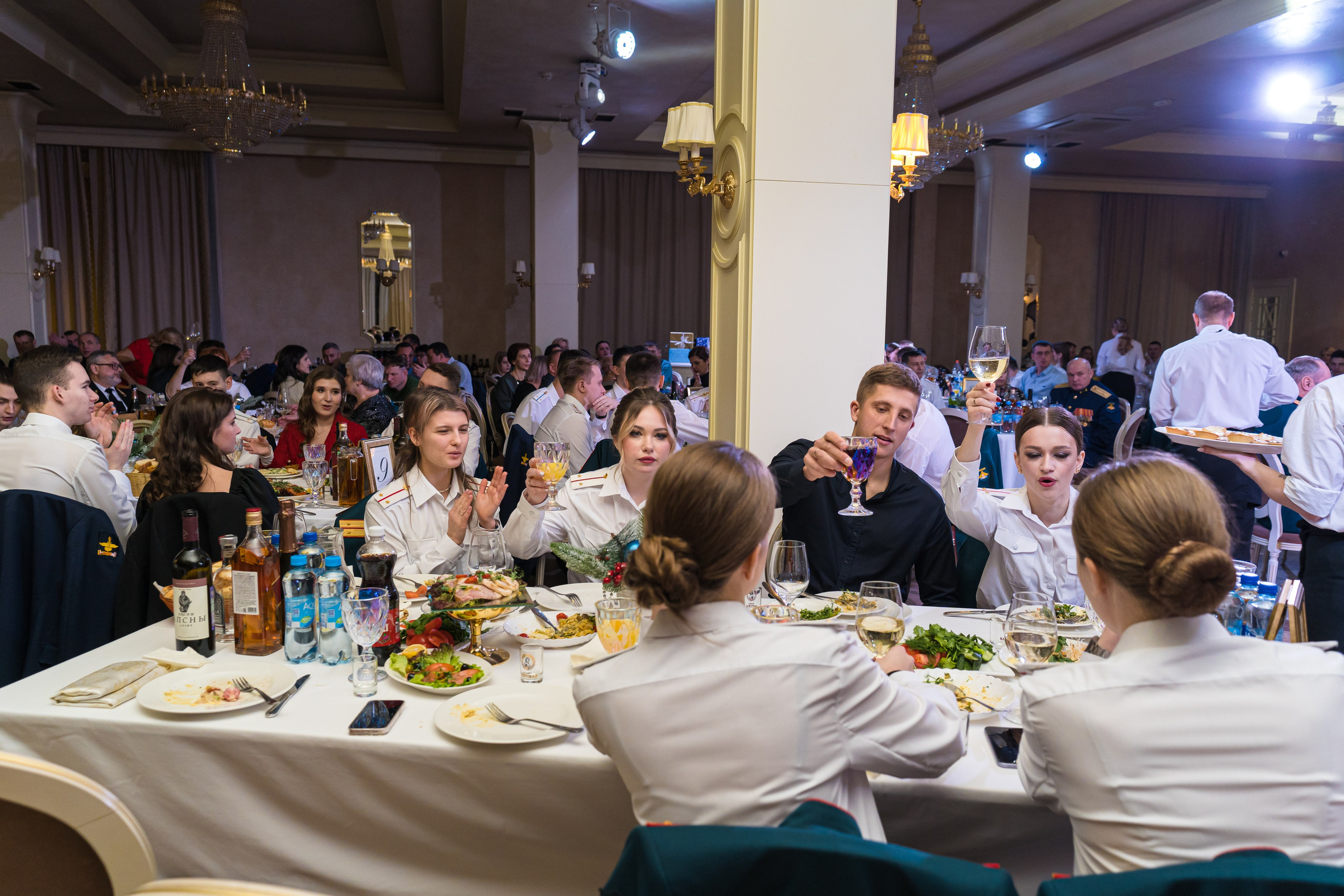 Фотосъемка выпуска военной академии и вручение дипломов