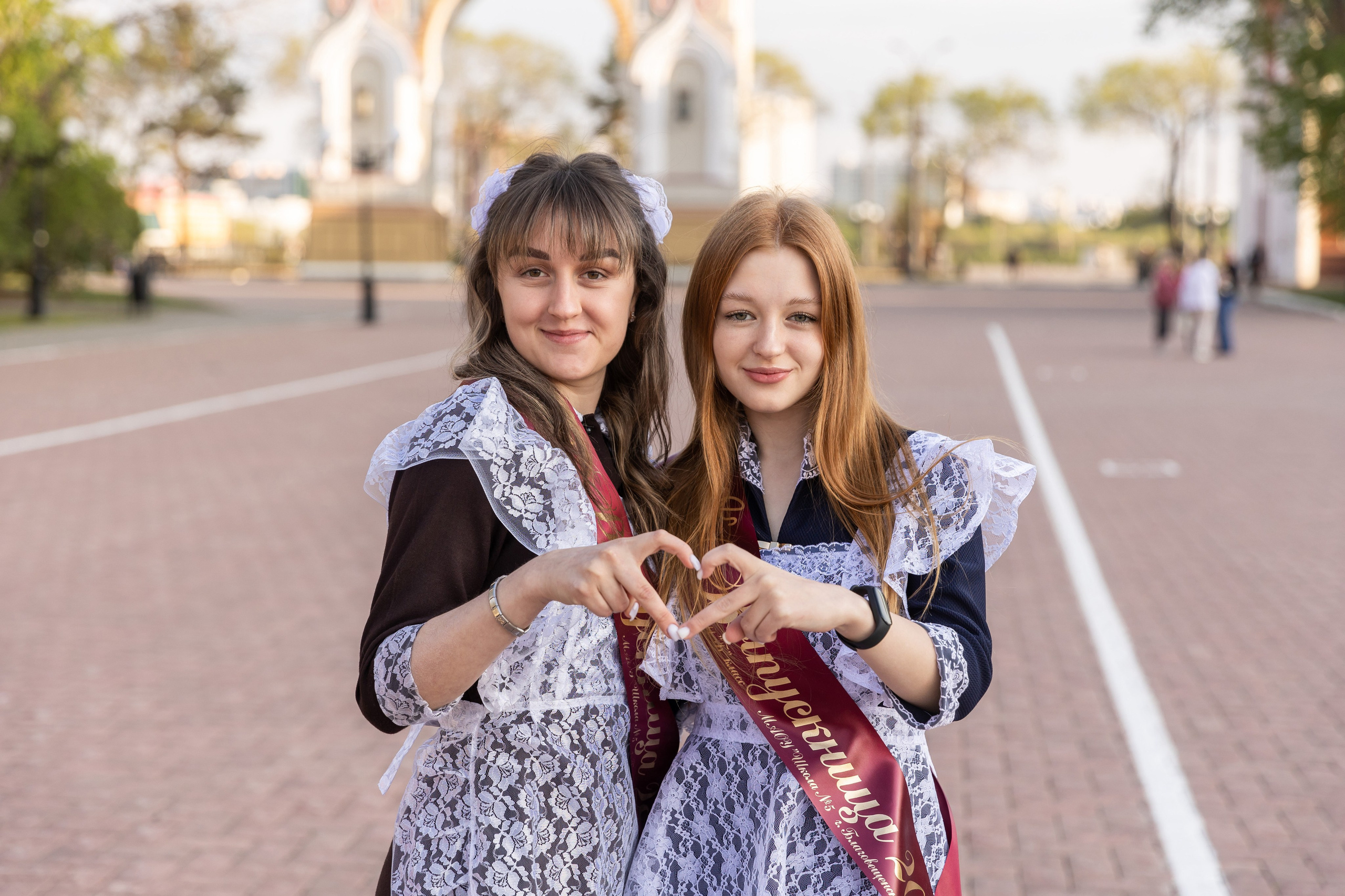 Выездная съёмка «Последний звонок». Семейный, детский, школьный фотограф в Благовещенске Яна Белоусова