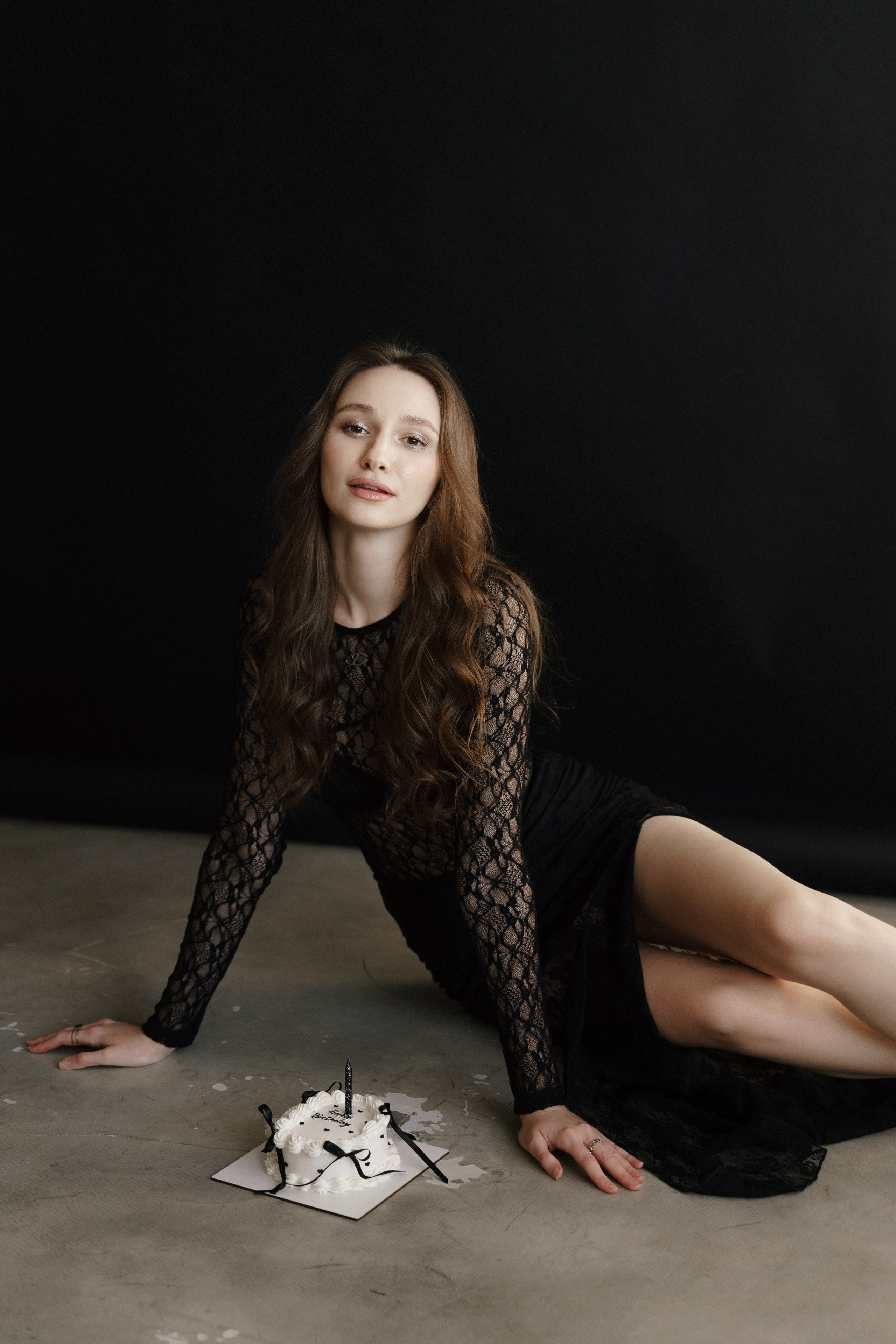 Фотосессия на день рождения девушки с тортом Бенто