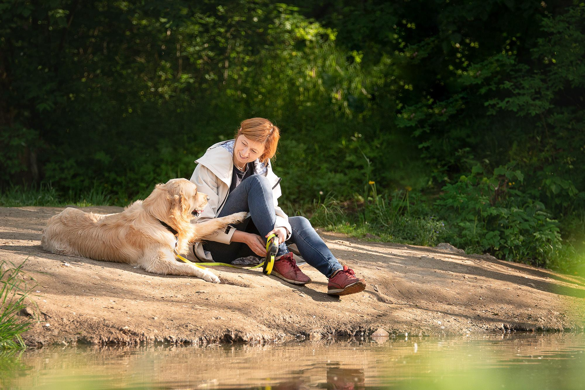 Фотосессия голден ретривер в Новопеределкино. Фотограф анималист, семейный фотограф, фотограф собак Комратова Мария. г. Москва