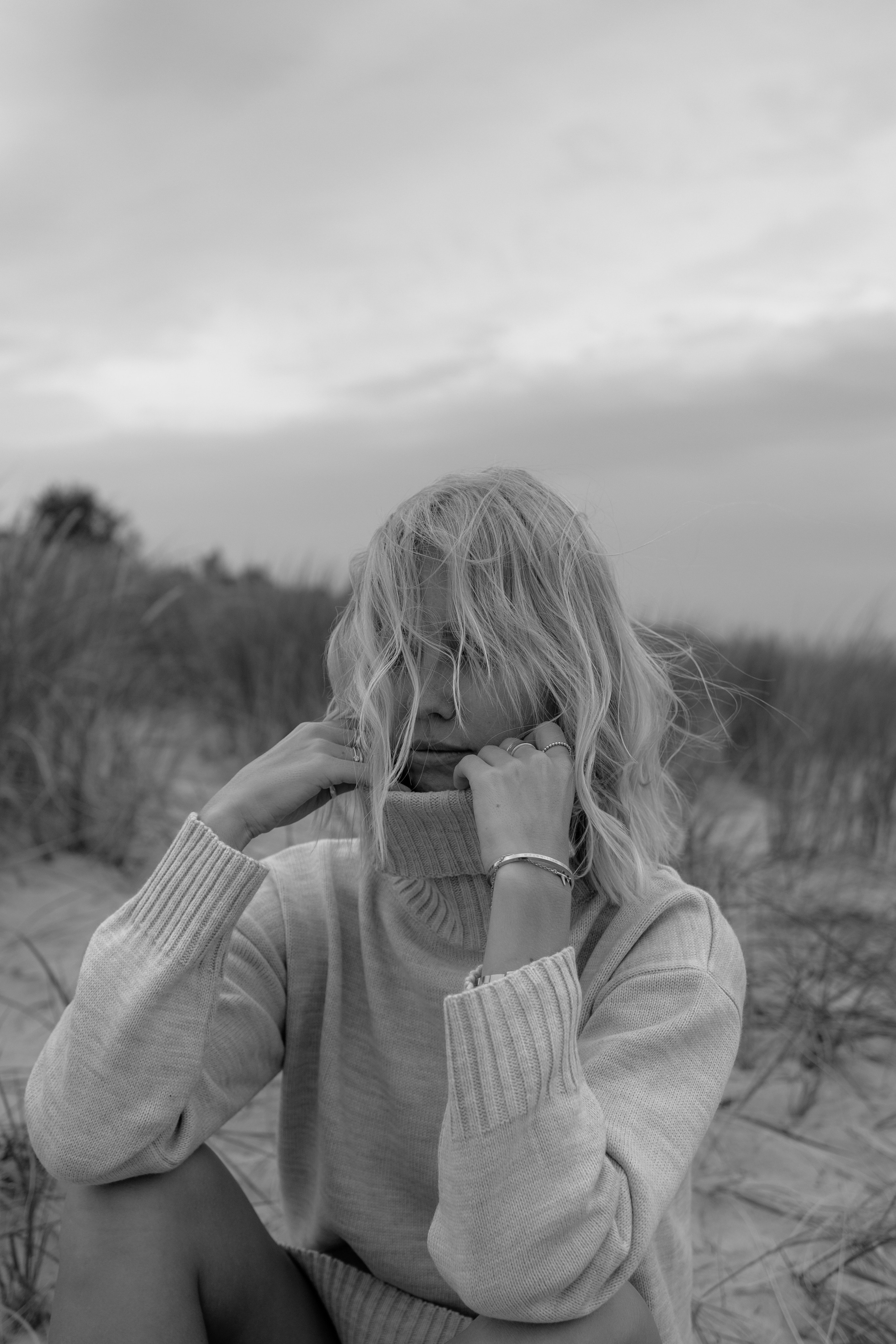 Вера в Янтарном. Перед дождем. Фотограф в Калининграде Решетникова Алина