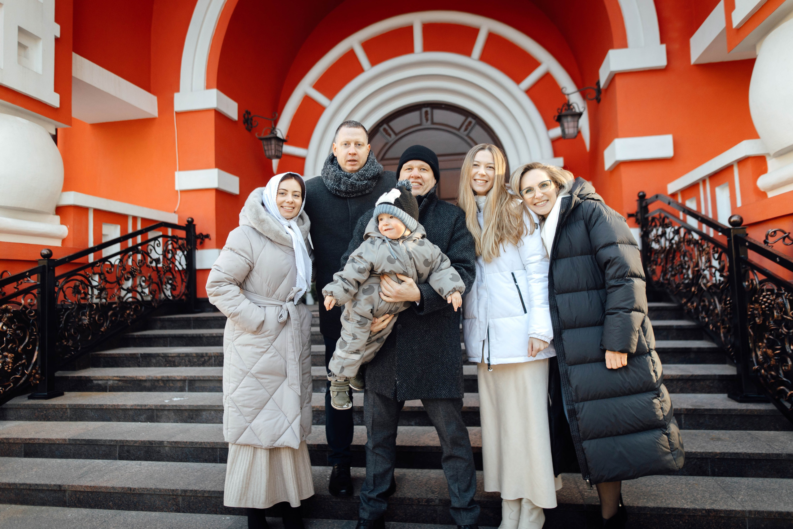 Таинство крещения Льва, храм Вознесения Господня, Ждановичи, февраль 2025