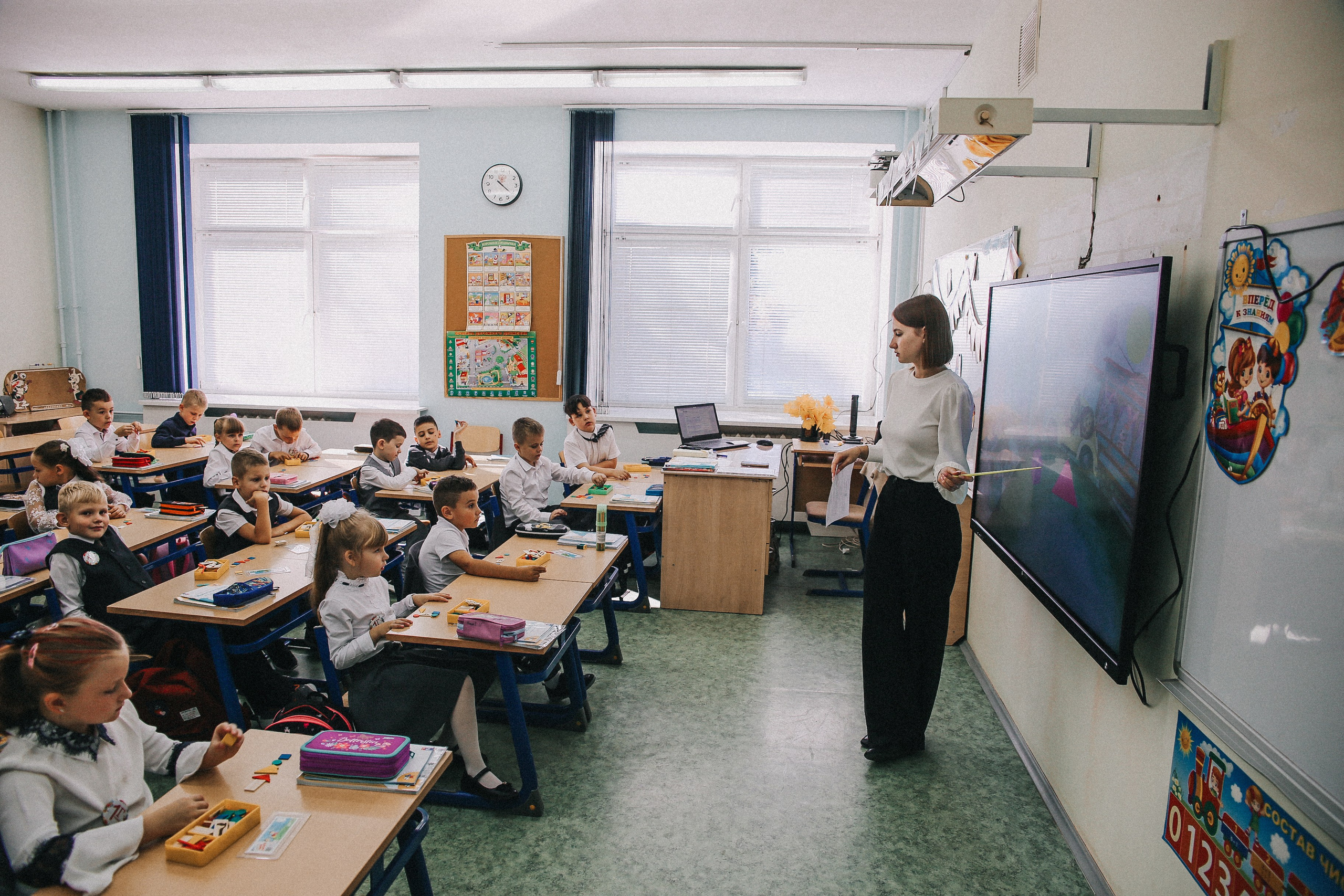 Первоклашки. Фотограф в Серпухове и Тарусе Ксения Царёва