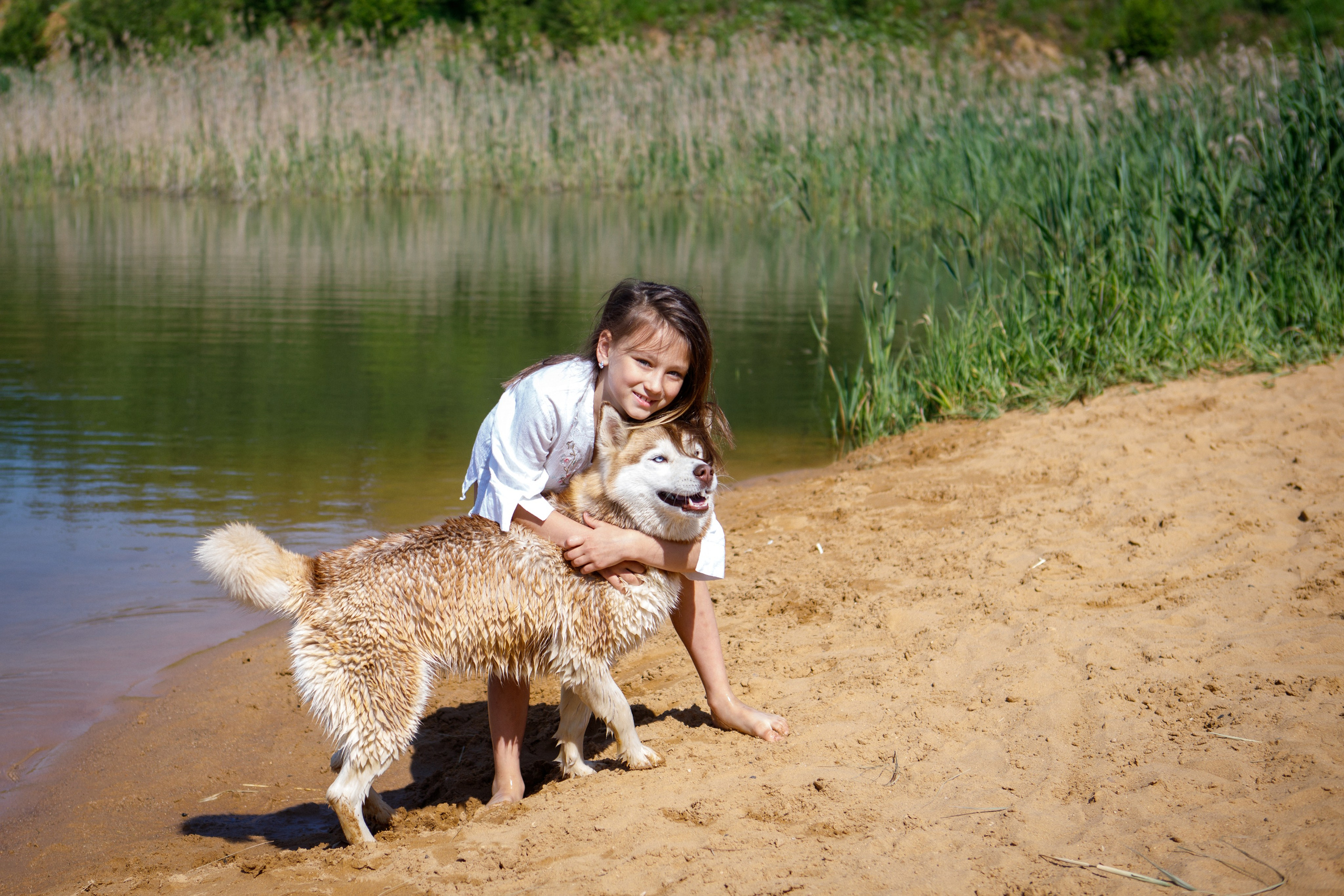 На озере. Детский и семейный фотограф Мария Киселёва. Москва