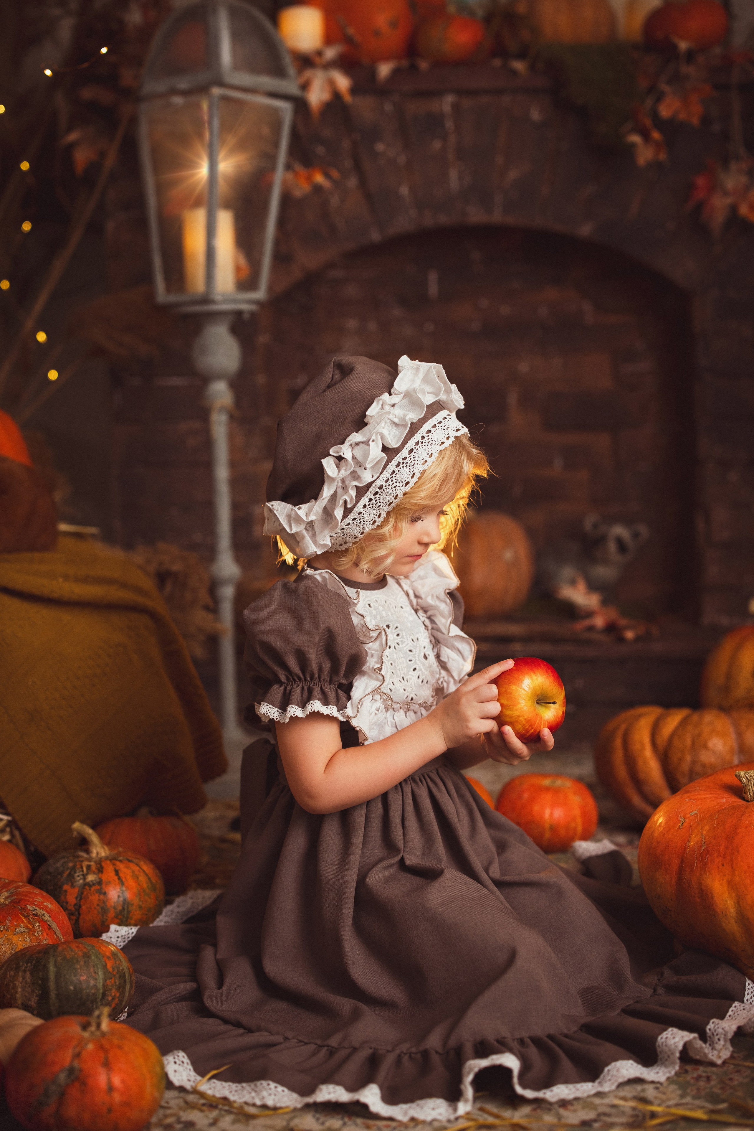 Детская осенняя фотосессия в фотостудии «Авторская». Семейный и детский фотограф в Краснодаре Анна Трашкова