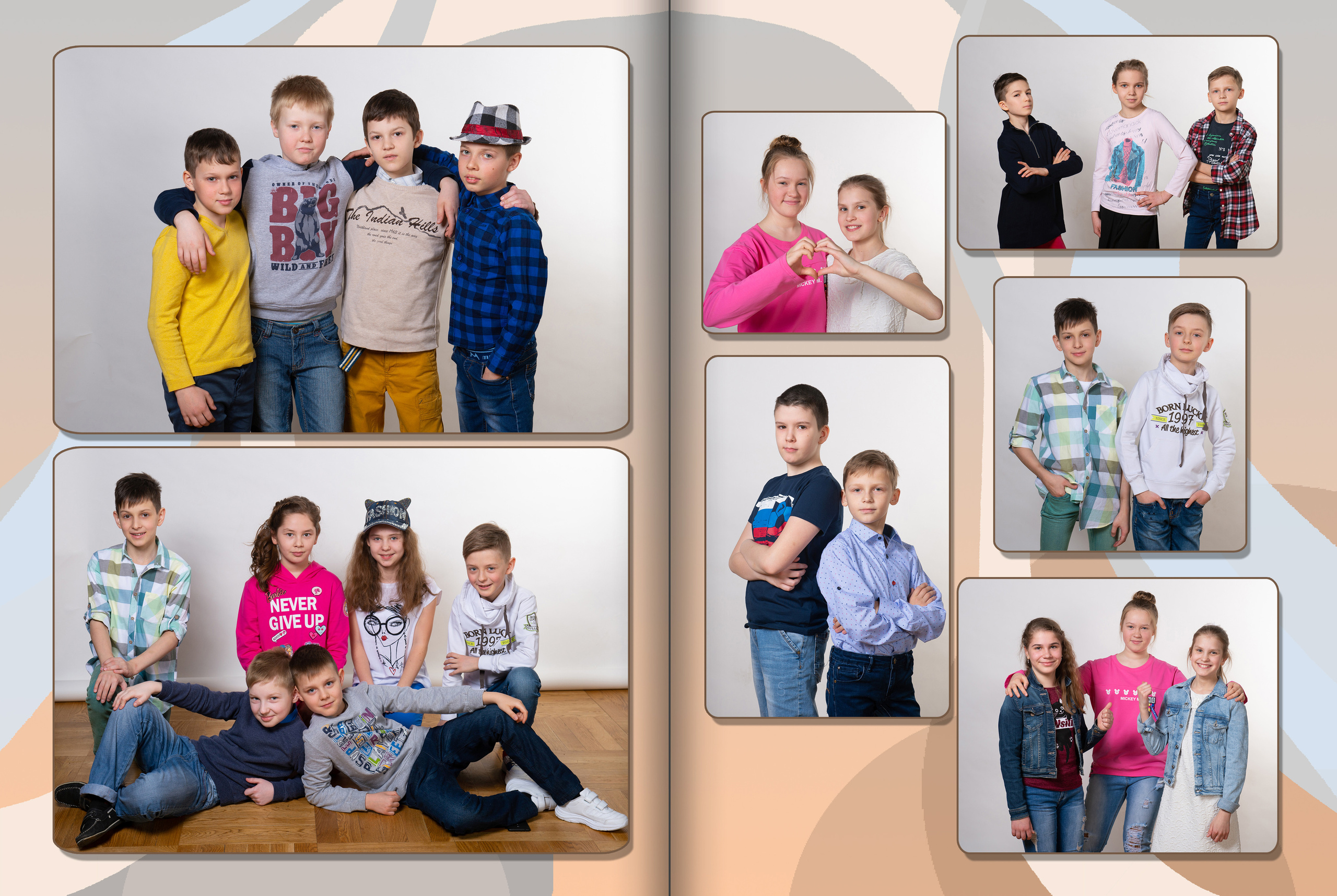 Дизайн альбома для 4 класса Солнечный. Выпускные альбомы — Студия Максимус Санкт-Петербург