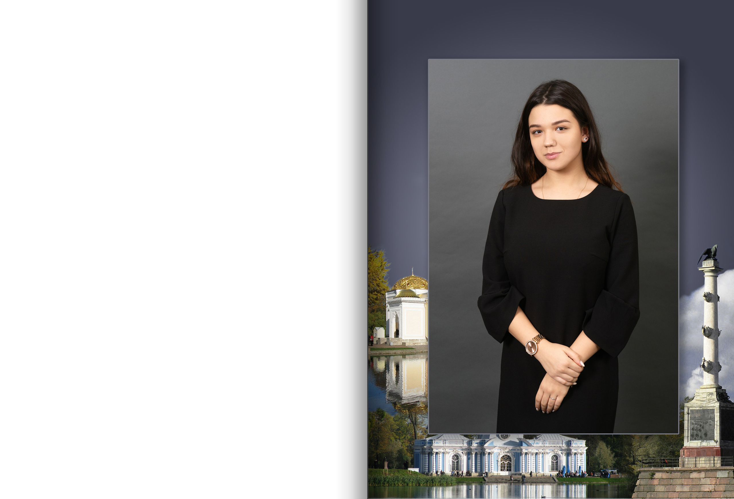 Оформление выпускного альбома для 9 - 11 классов дизайн Царское село. Выпускные альбомы — Студия Максимус Санкт-Петербург