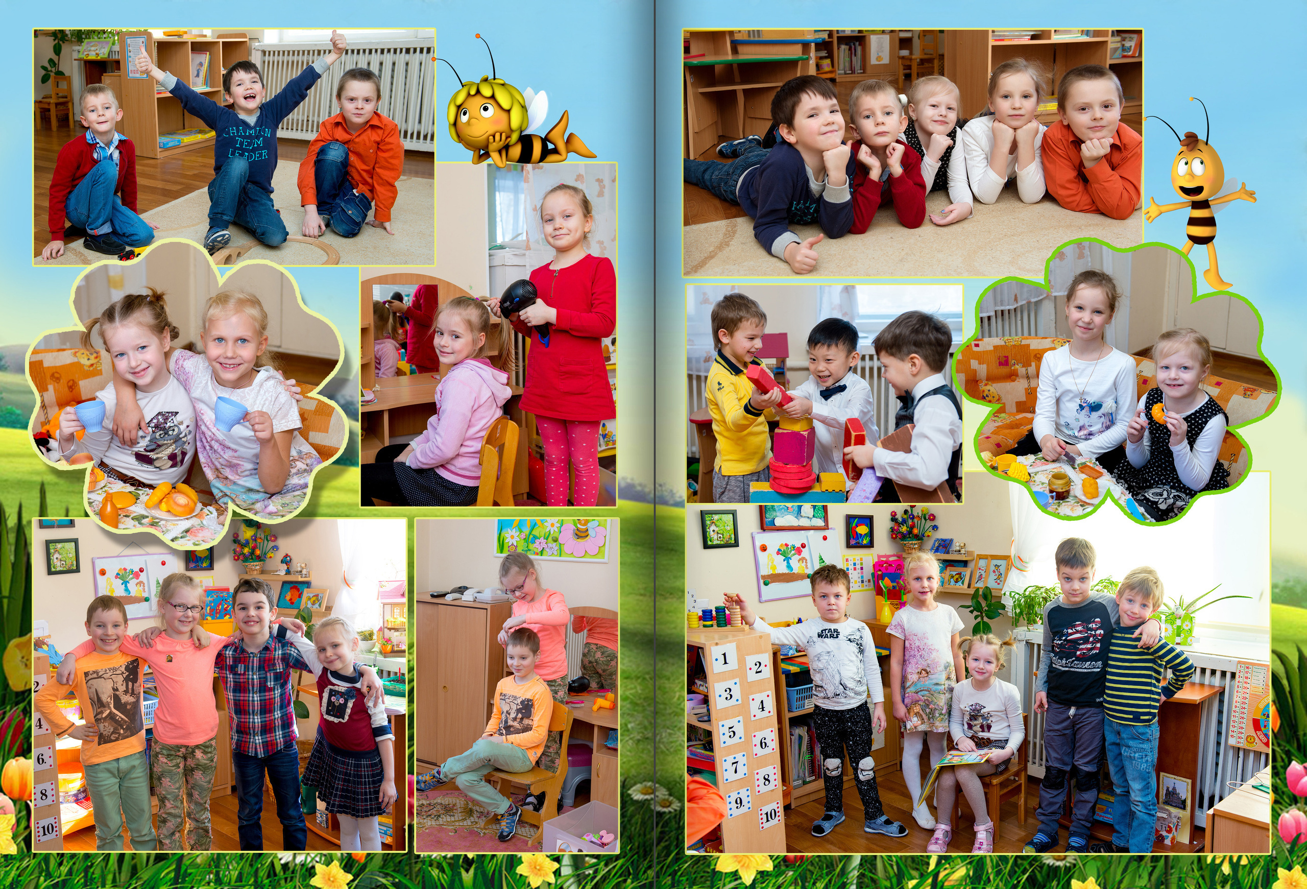 Дизайн фотоальбома Полянка. Выпускные альбомы — Студия Максимус Санкт-Петербург