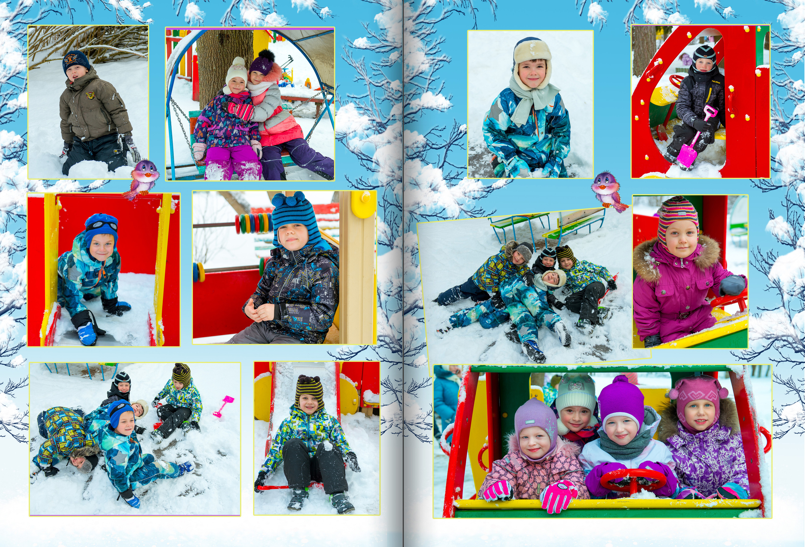 Дизайн фотоальбома Полянка. Выпускные альбомы — Студия Максимус Санкт-Петербург