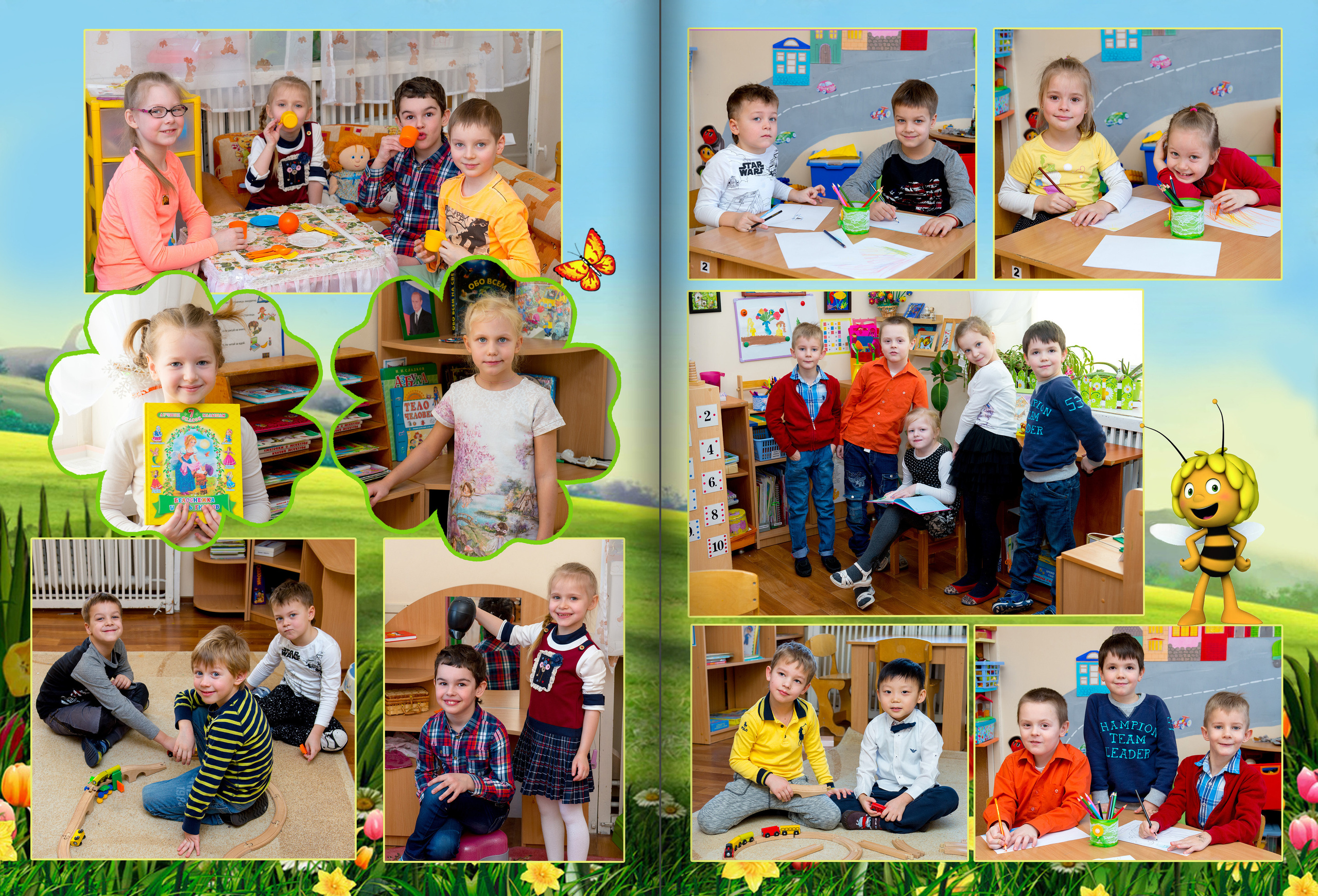 Дизайн фотоальбома Полянка. Выпускные альбомы — Студия Максимус Санкт-Петербург