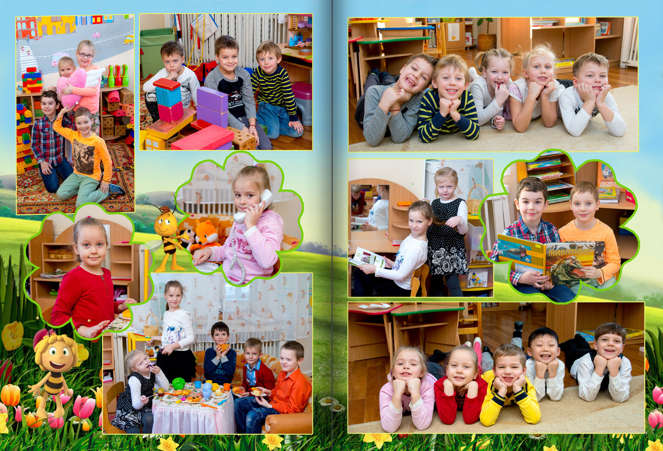 Дизайн фотоальбома Полянка. Выпускные альбомы — Студия Максимус Санкт-Петербург