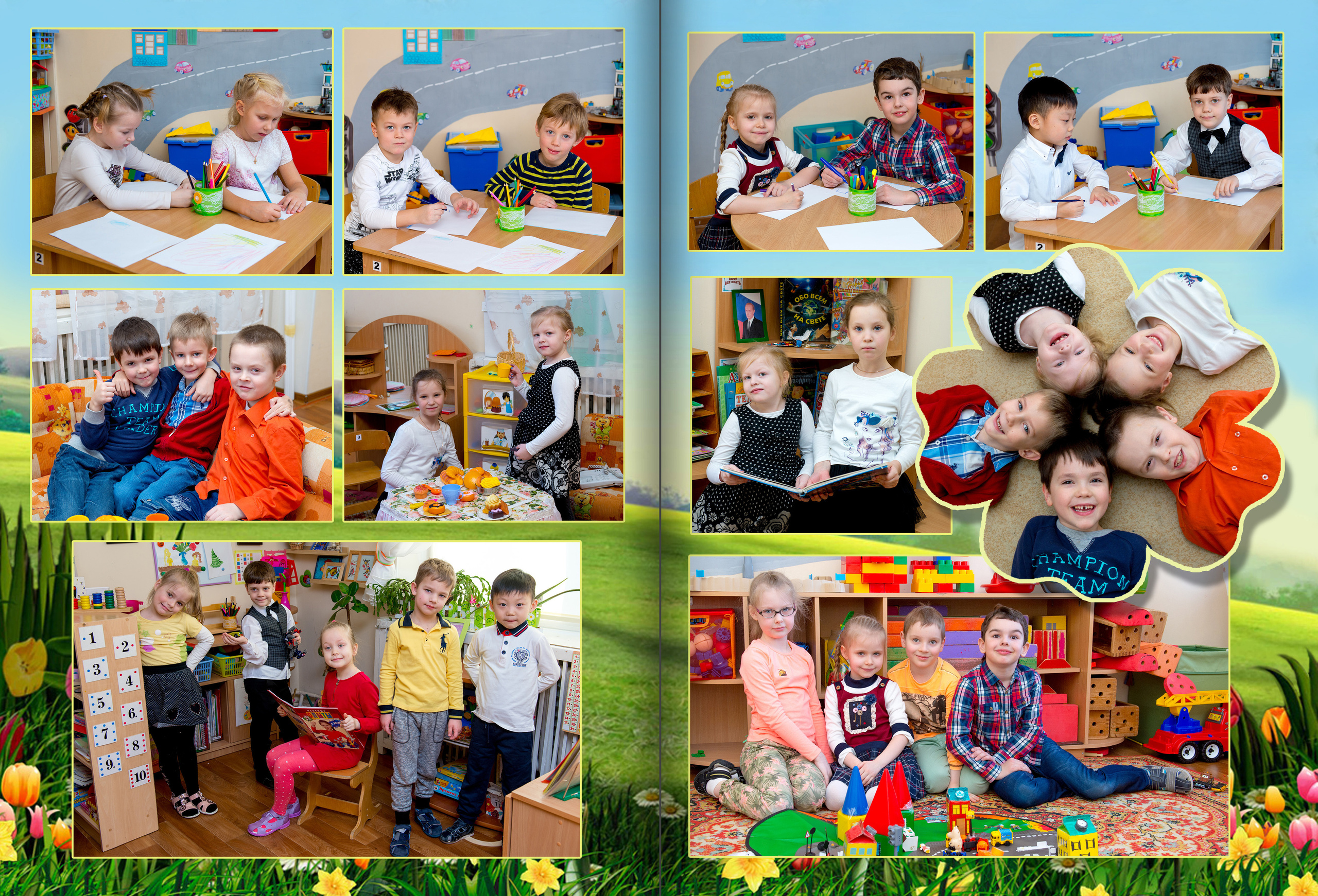 Дизайн фотоальбома Полянка. Выпускные альбомы — Студия Максимус Санкт-Петербург