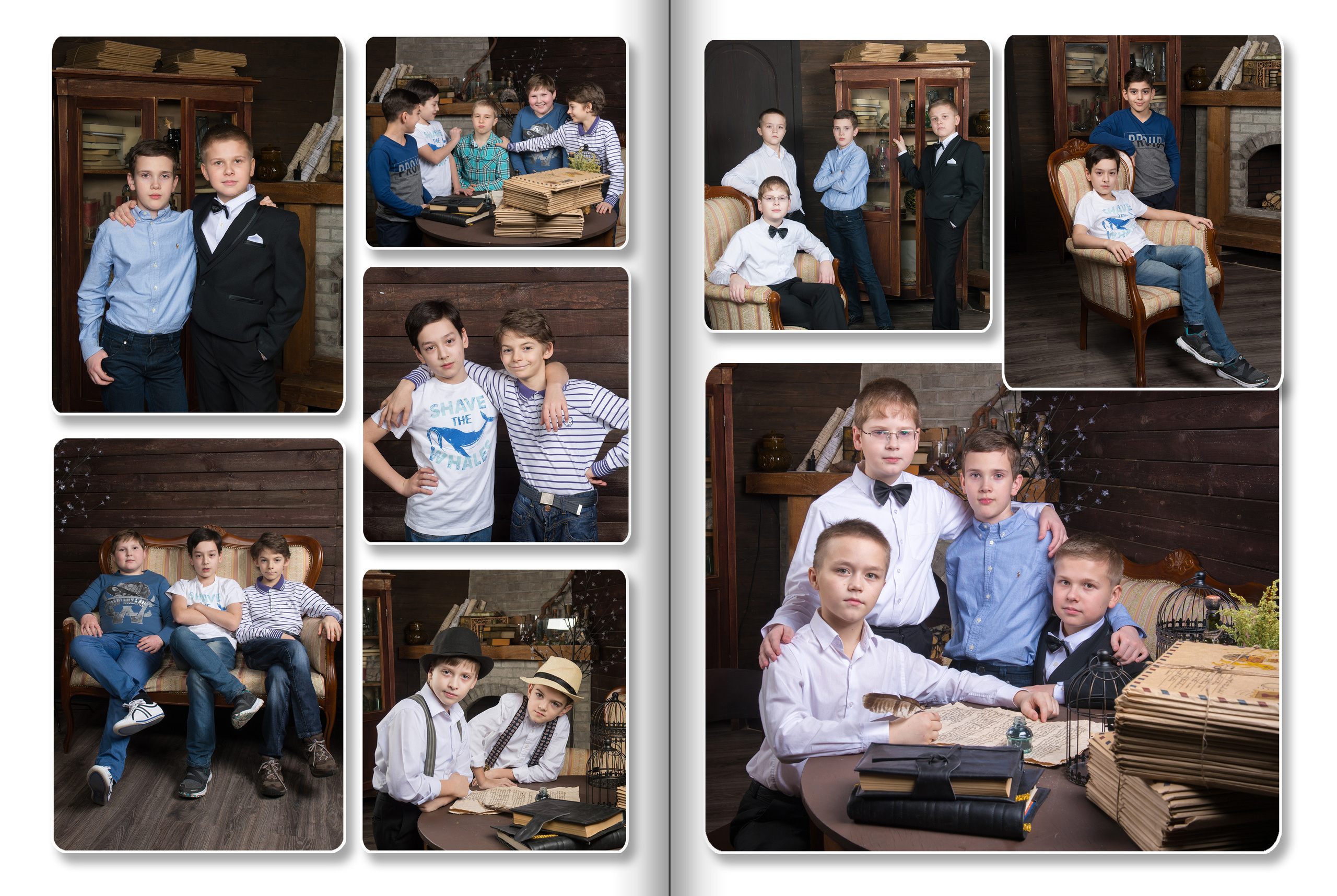 Дизайн большого альбома для 4 класса Белый. Выпускные альбомы — Студия Максимус Санкт-Петербург