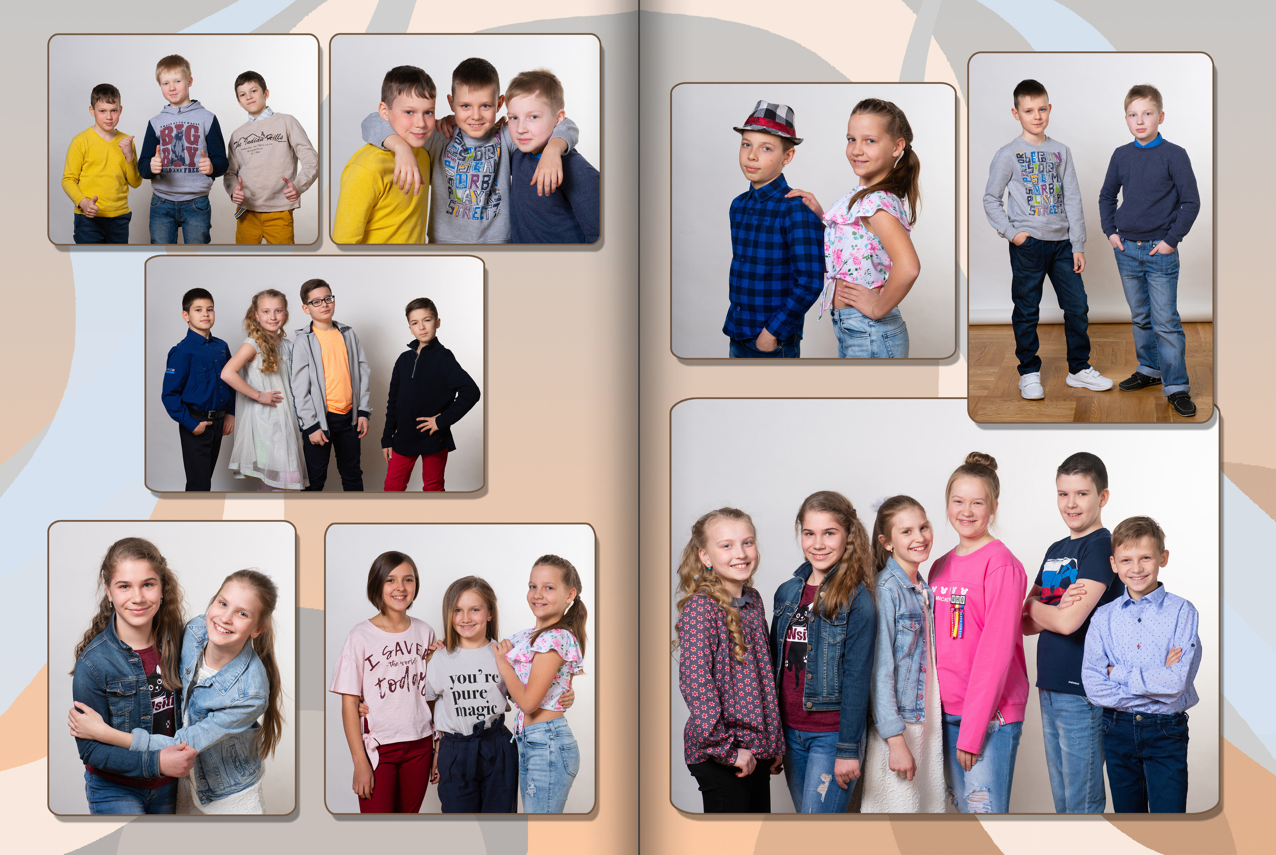 Дизайн альбома для 4 класса Солнечный. Выпускные альбомы — Студия Максимус Санкт-Петербург