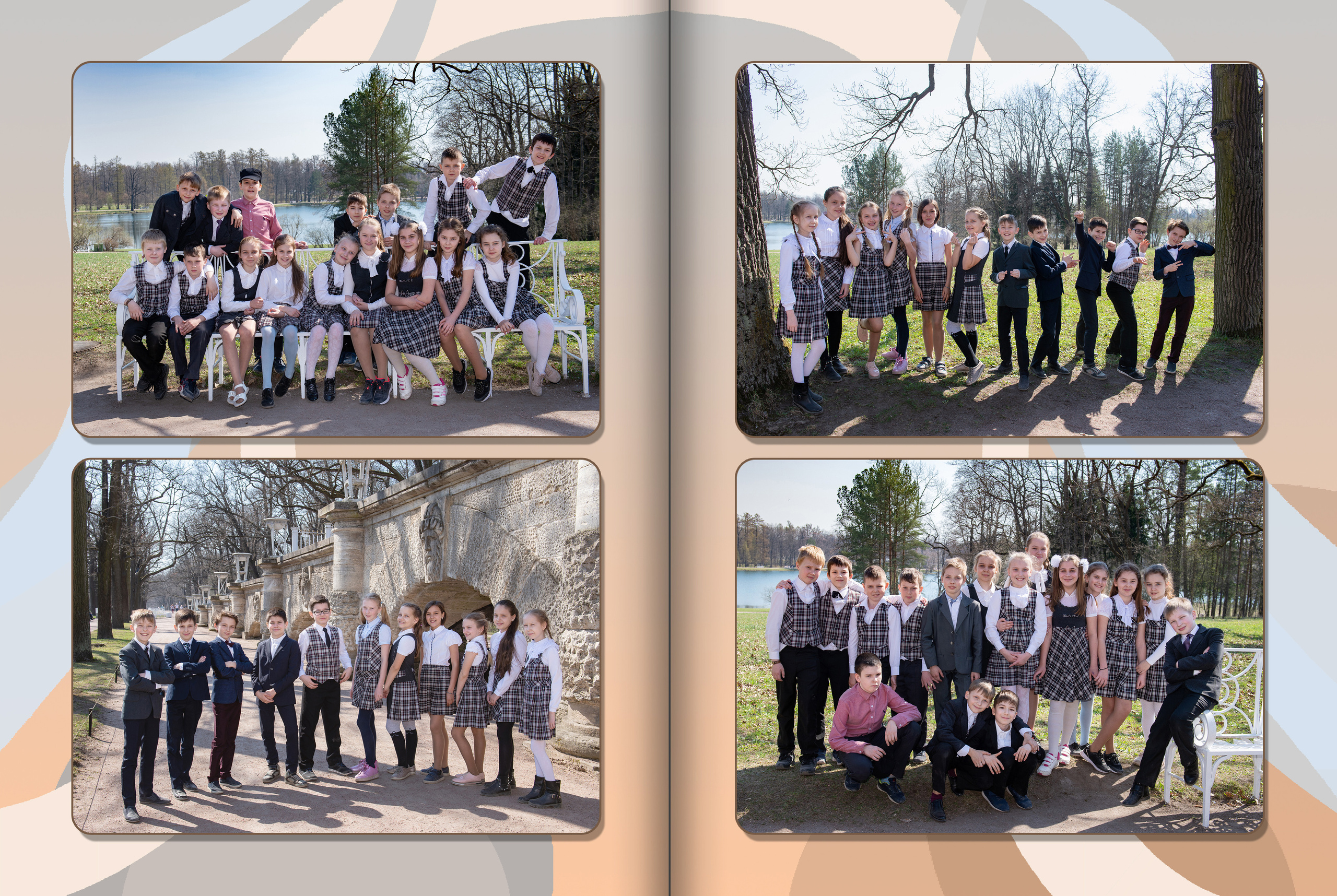 Дизайн альбома для 4 класса Солнечный. Выпускные альбомы — Студия Максимус Санкт-Петербург