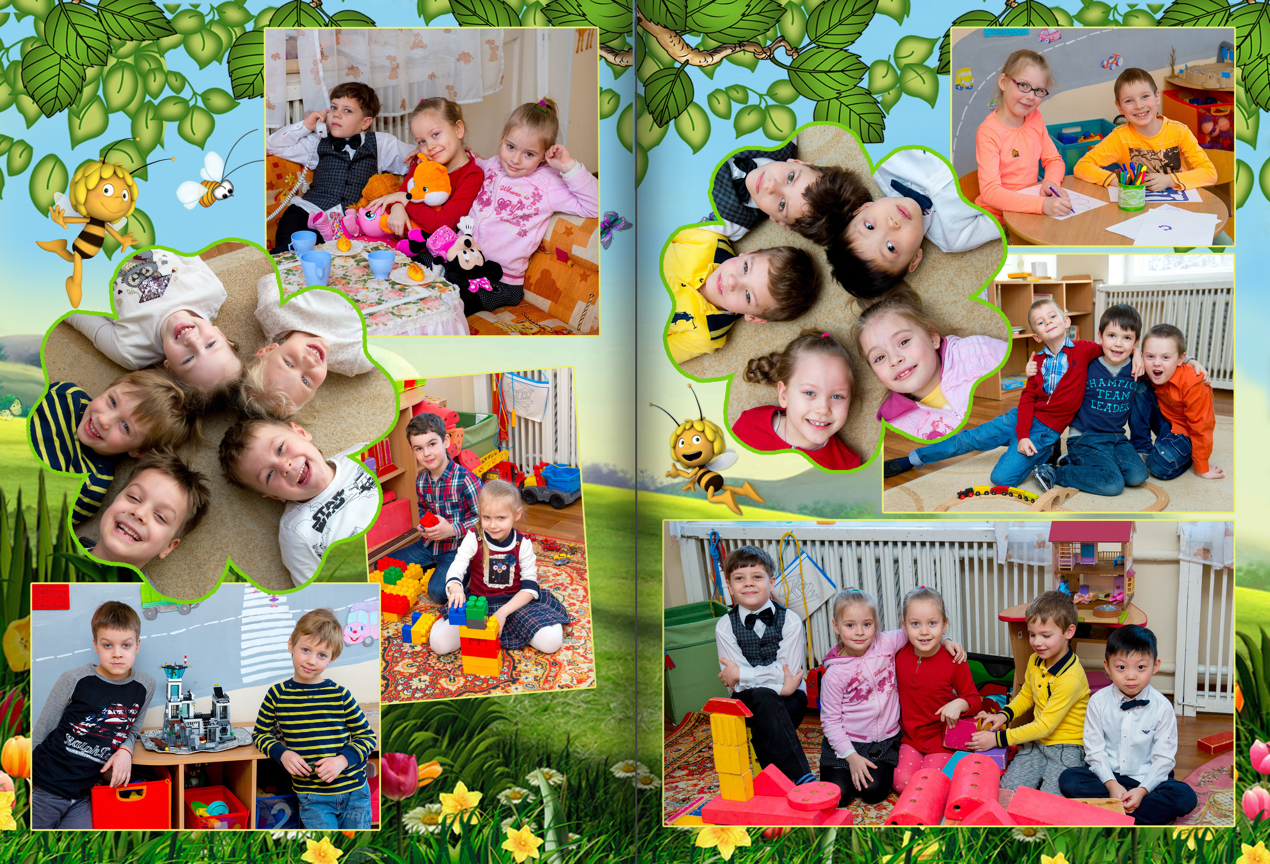 Дизайн фотоальбома Полянка. Выпускные альбомы — Студия Максимус Санкт-Петербург