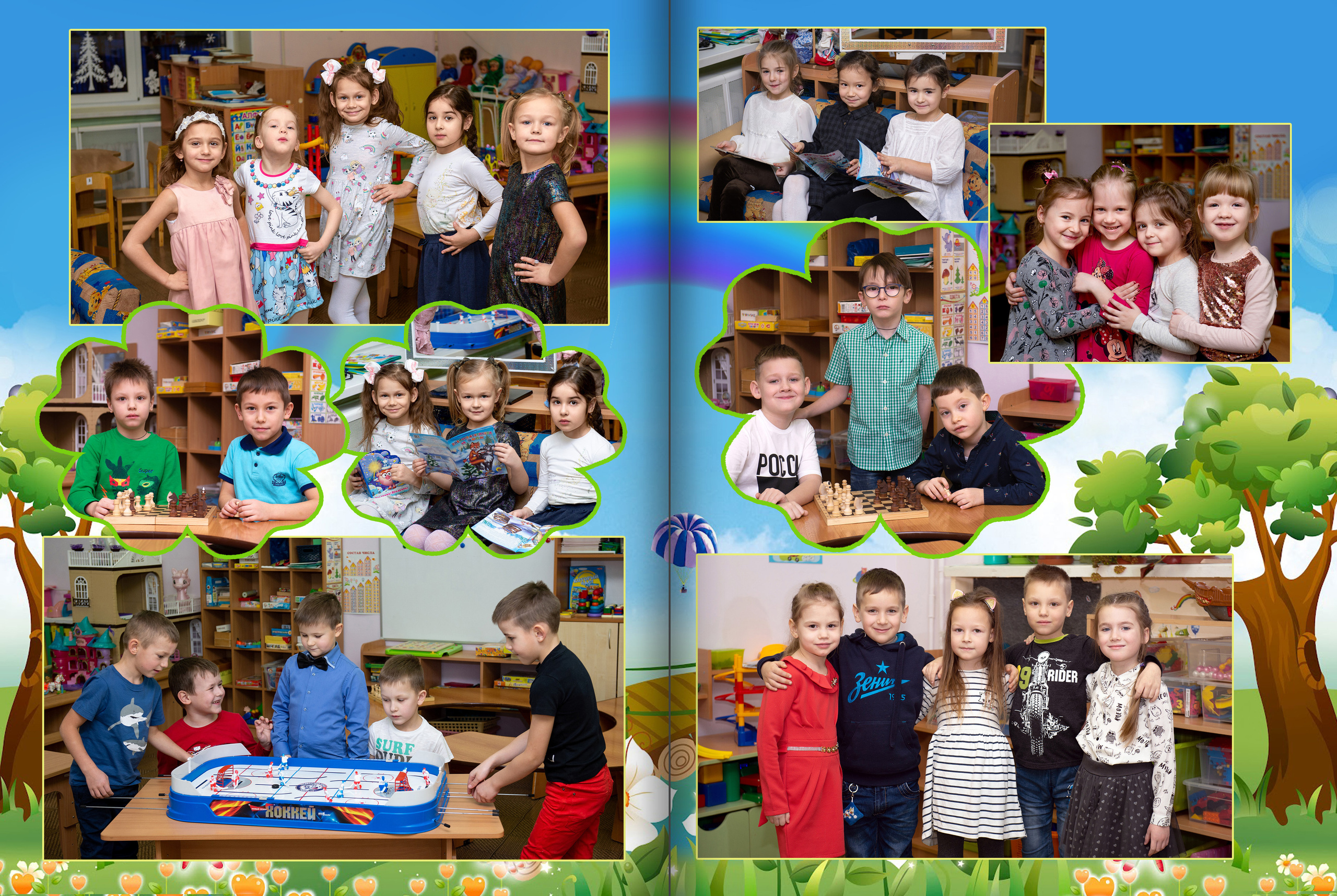 Дизайн фотоальбома РАдуга. Выпускные альбомы — Студия Максимус Санкт-Петербург