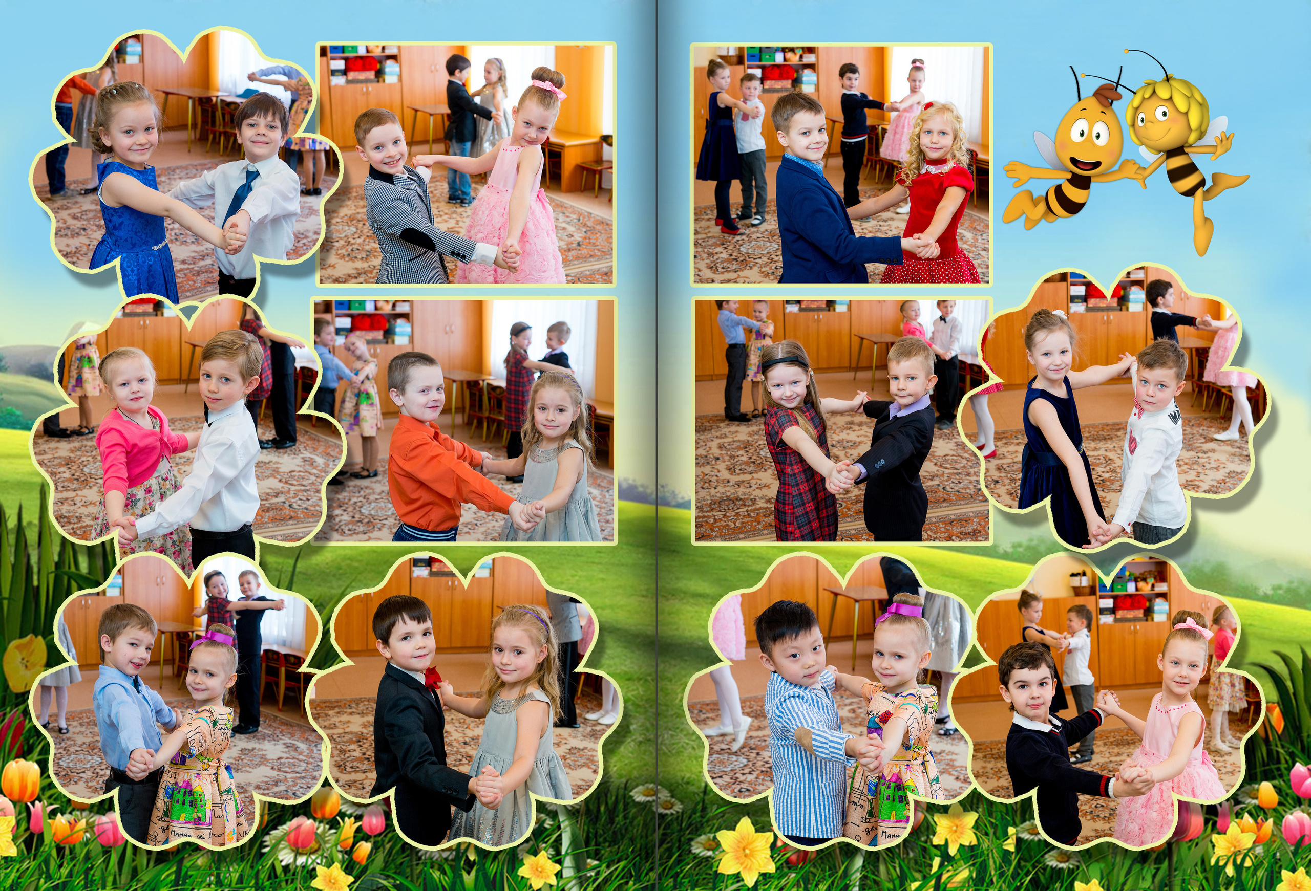 Дизайн фотоальбома Полянка. Выпускные альбомы — Студия Максимус Санкт-Петербург