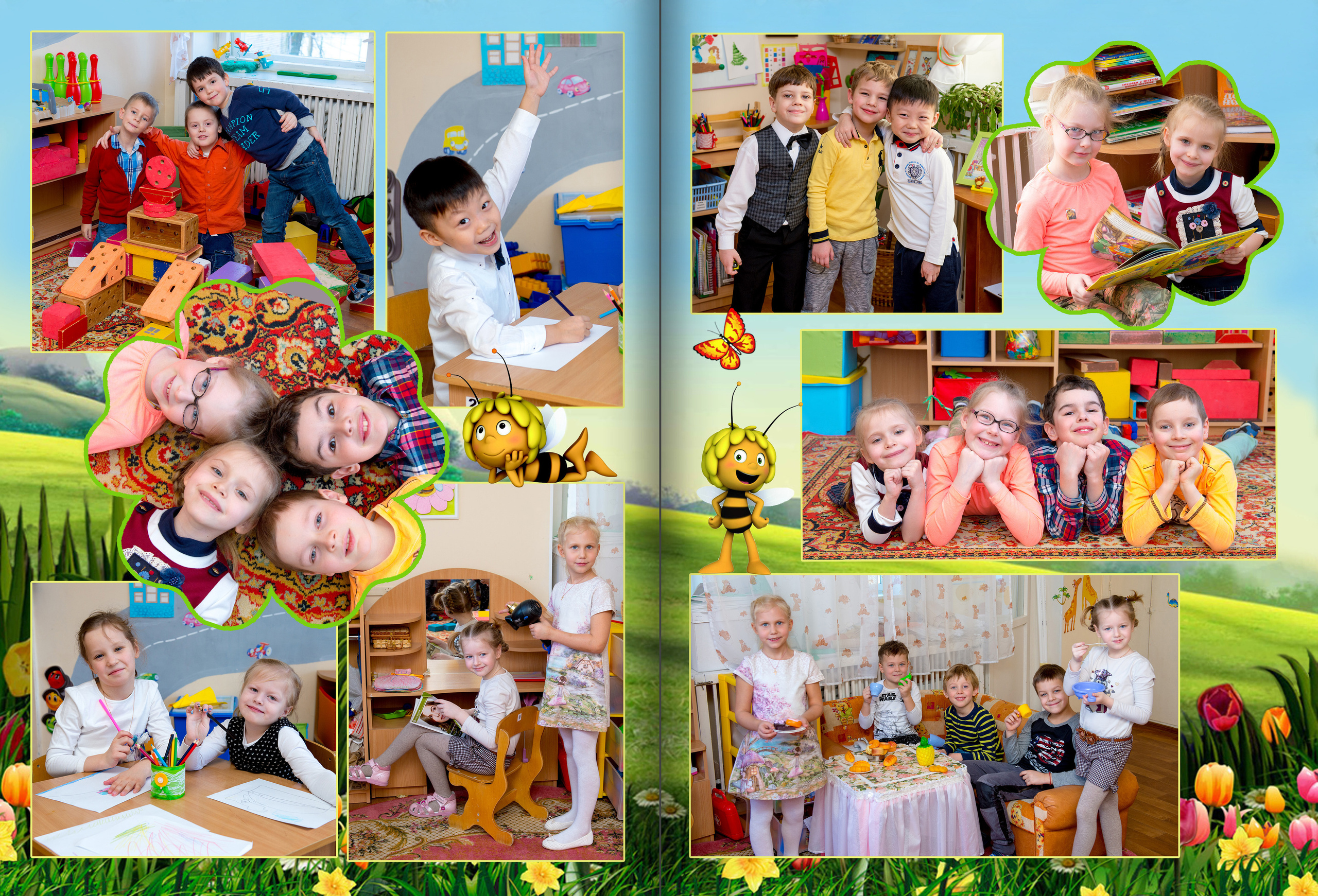 Дизайн фотоальбома Полянка. Выпускные альбомы — Студия Максимус Санкт-Петербург