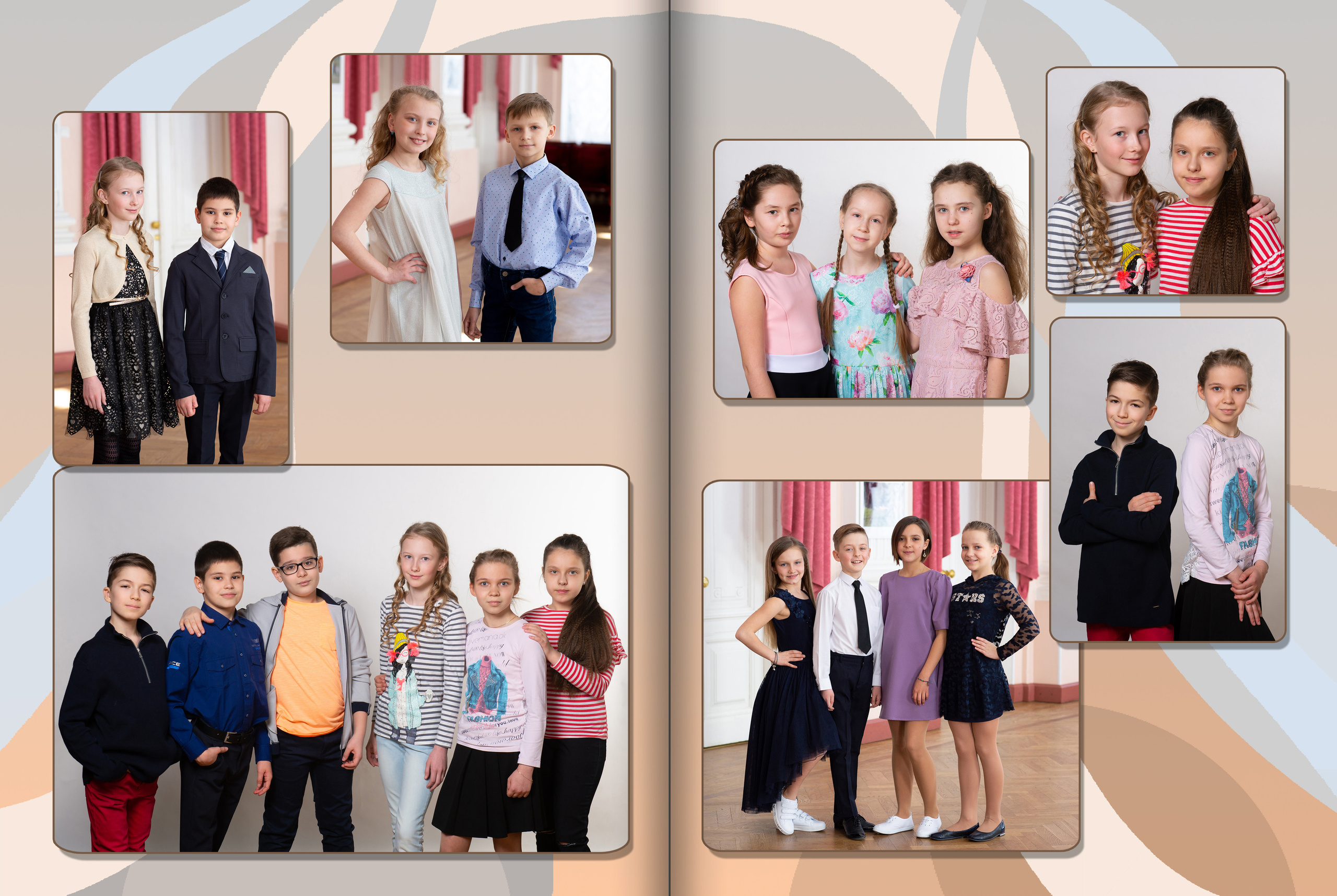 Дизайн альбома для 4 класса Солнечный. Выпускные альбомы — Студия Максимус Санкт-Петербург