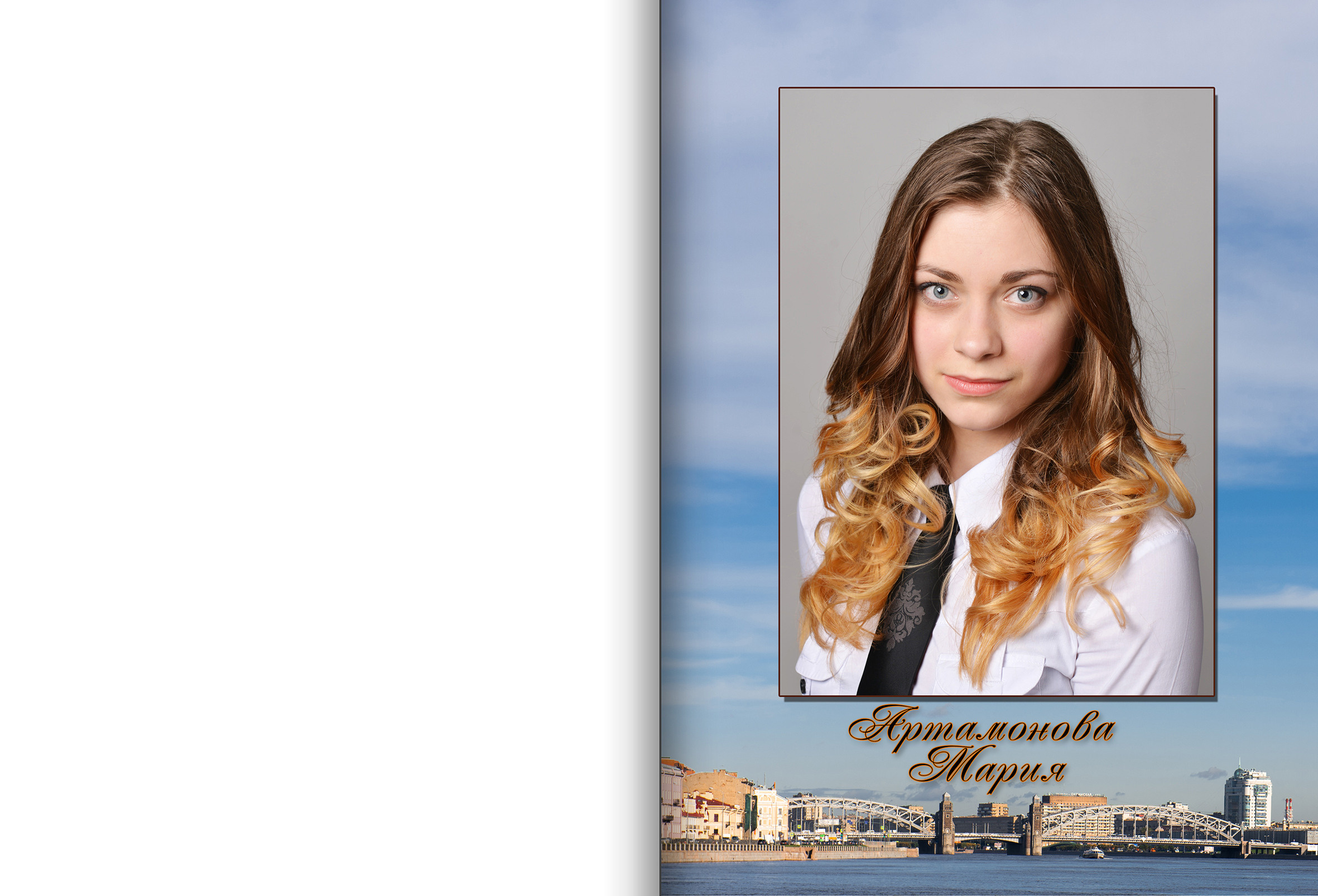 Оформление выпускного альбома  9 - 11 класс дизайн Любимый город. Выпускные альбомы — Студия Максимус Санкт-Петербург