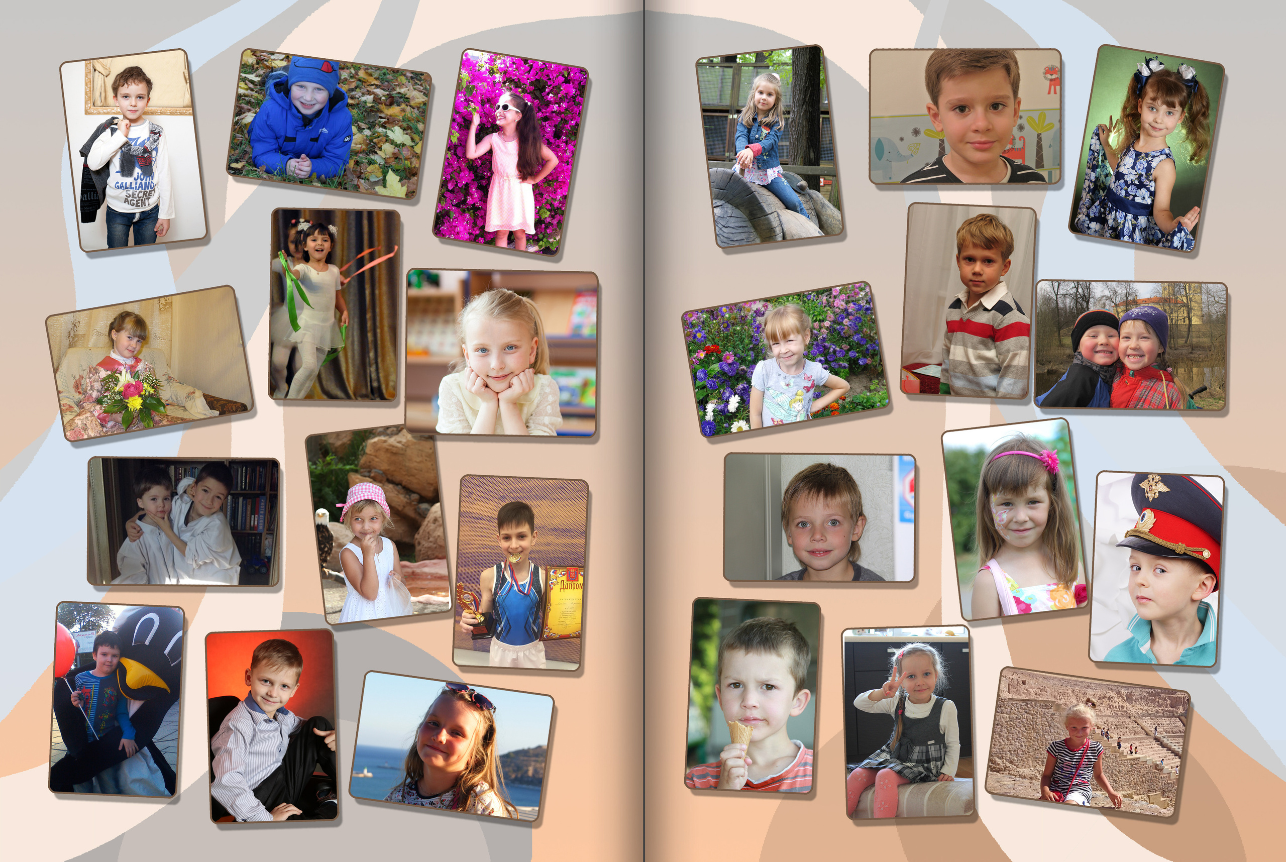 Дизайн альбома для 4 класса Солнечный. Выпускные альбомы — Студия Максимус Санкт-Петербург