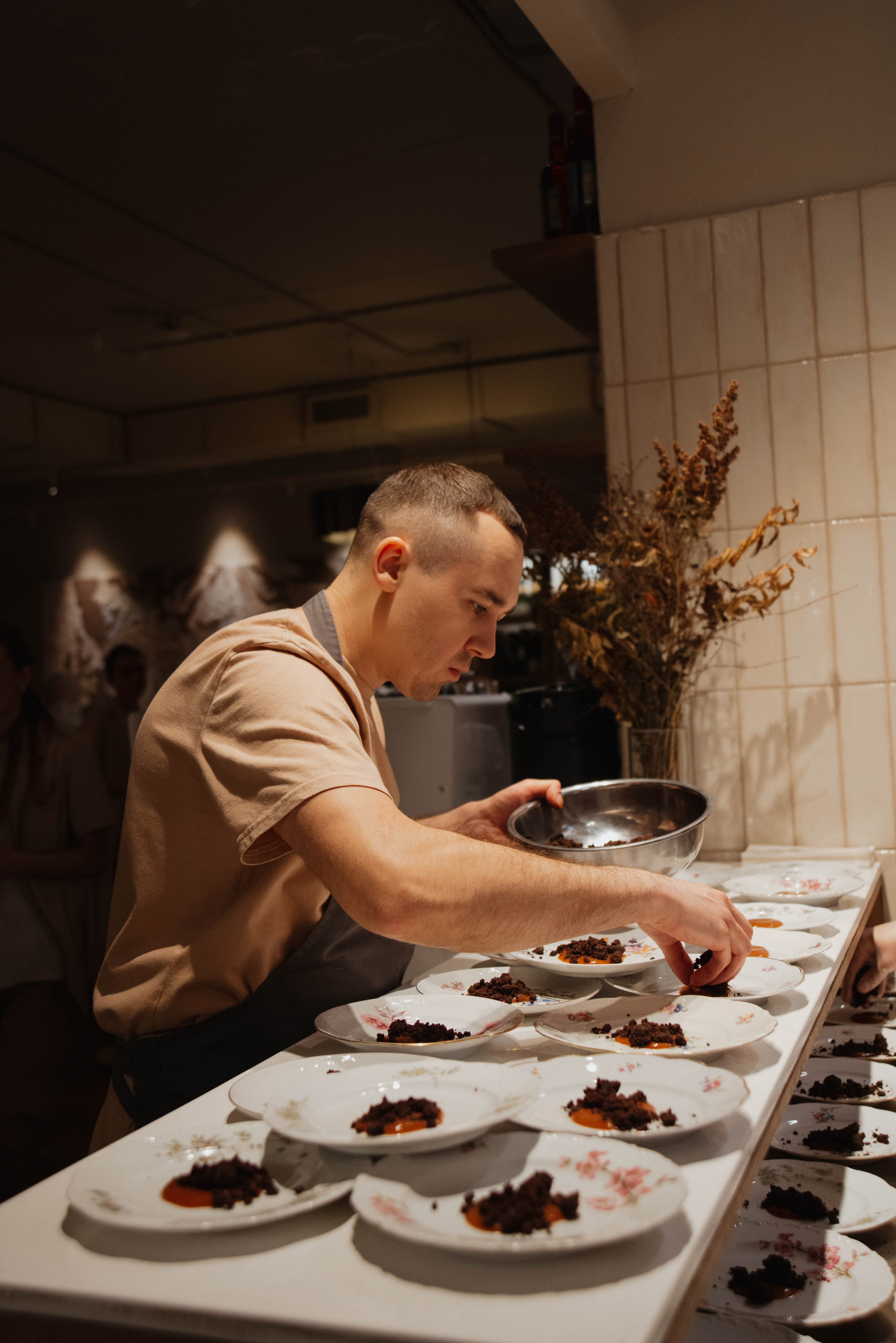 Шеф-тейбл в ресторане La Volte. Ксения Glossa. Портретный и репортажный фотограф в Самаре