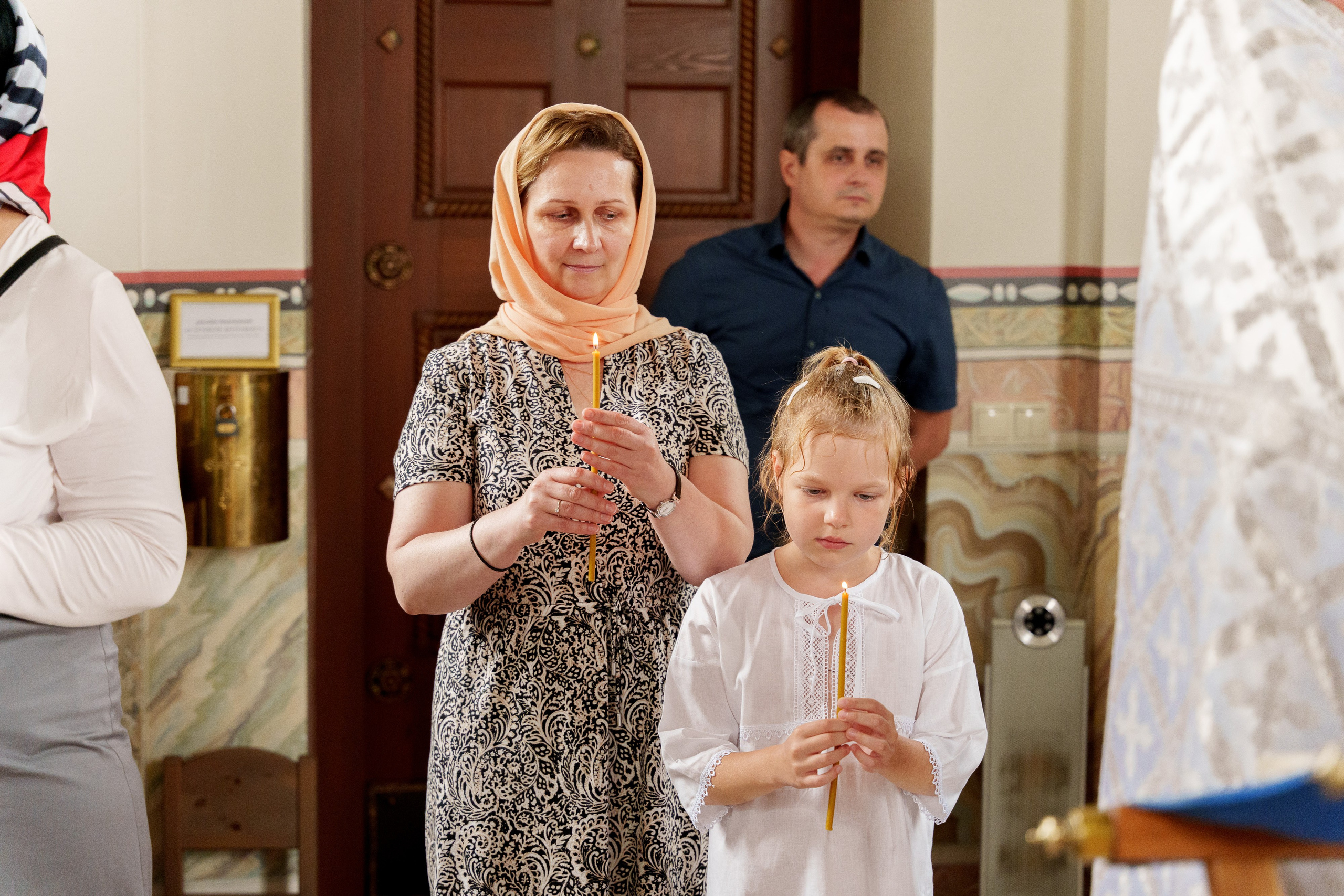 Крещение Полины. Фотограф Юлия Попова