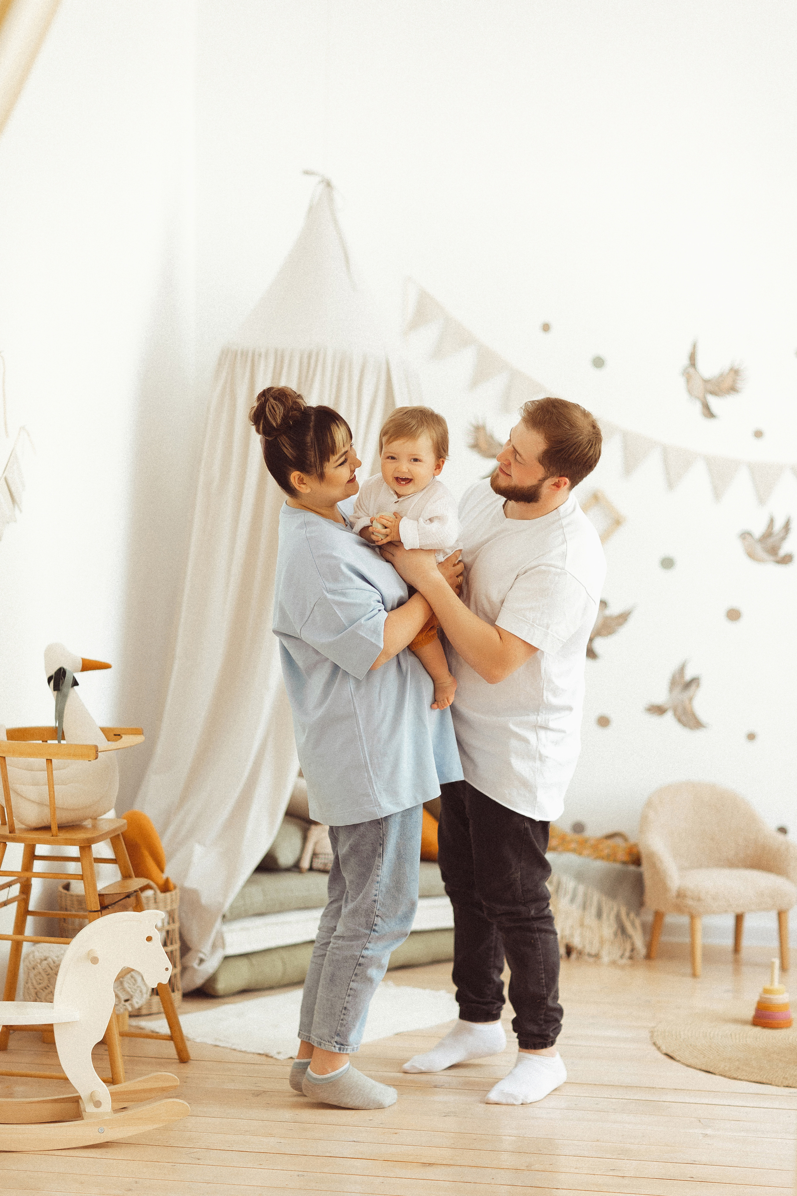 Яну 1 годик, Фотостудия «ХУГГЕ». Семейный и детский фотограф в Краснодаре Анна Трашкова