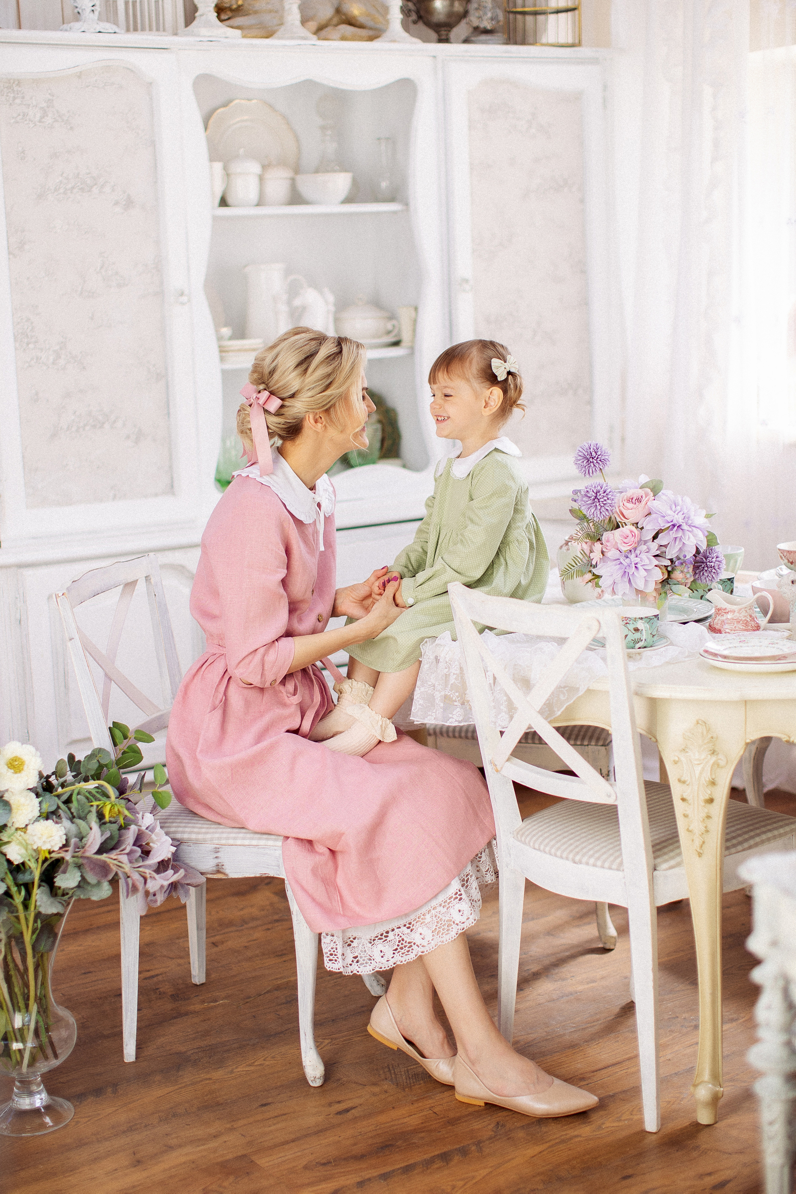 Пасха в стиле «Прованс», мама и дочки. Семейный и детский фотограф в Краснодаре Анна Трашкова