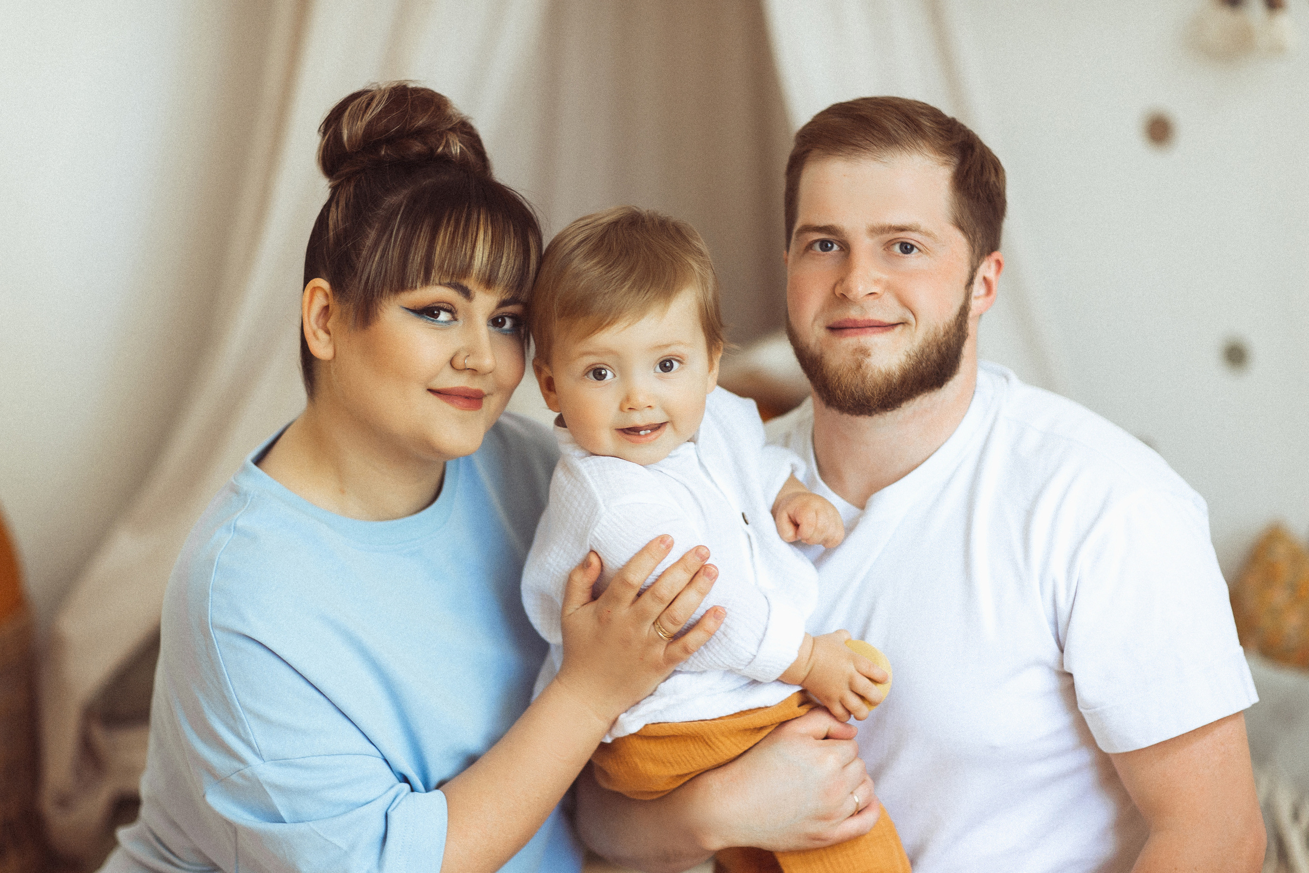 Яну 1 годик, Фотостудия «ХУГГЕ». Семейный и детский фотограф в Краснодаре Анна Трашкова